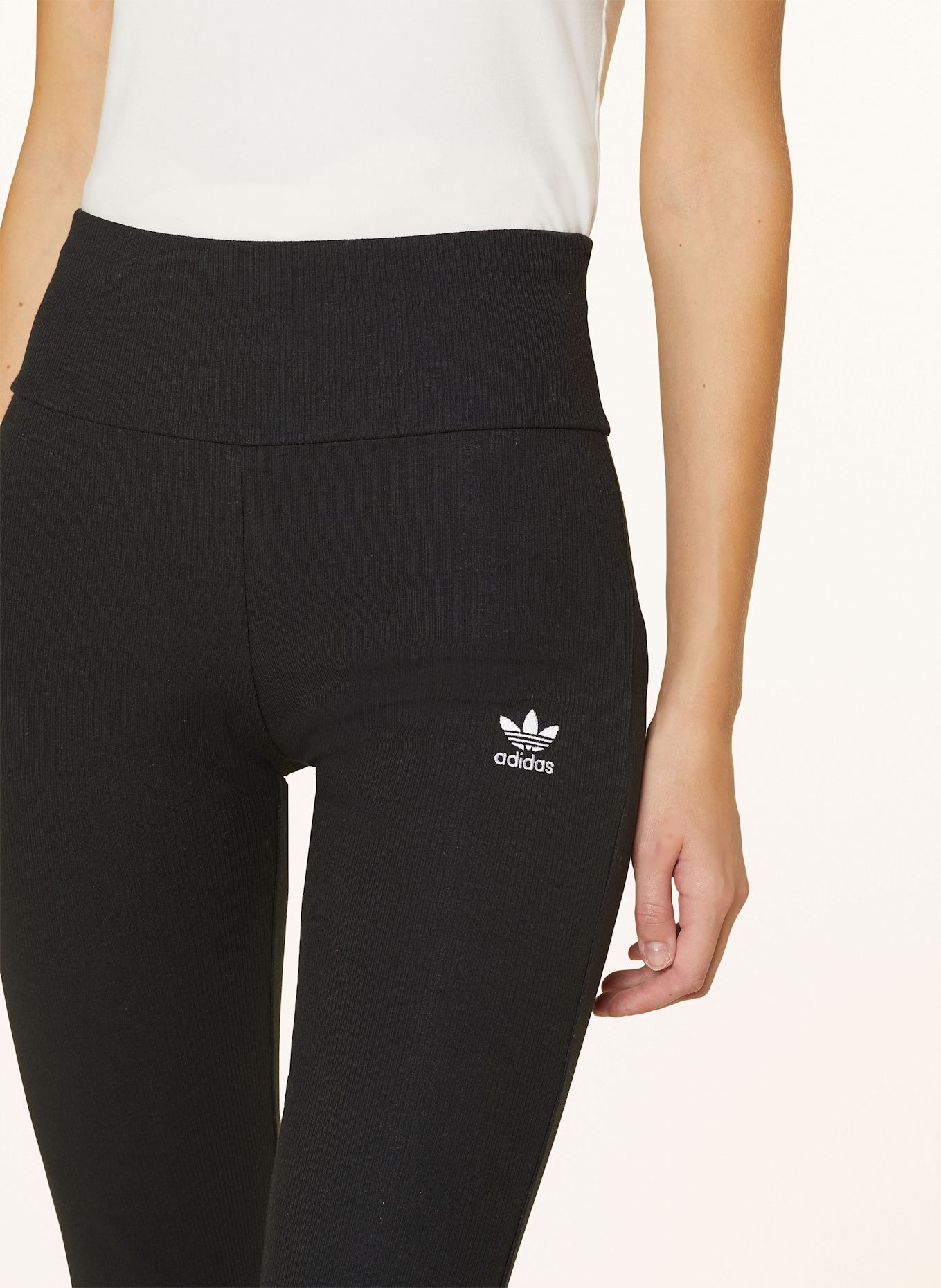 Adidas originals black leggings cheap