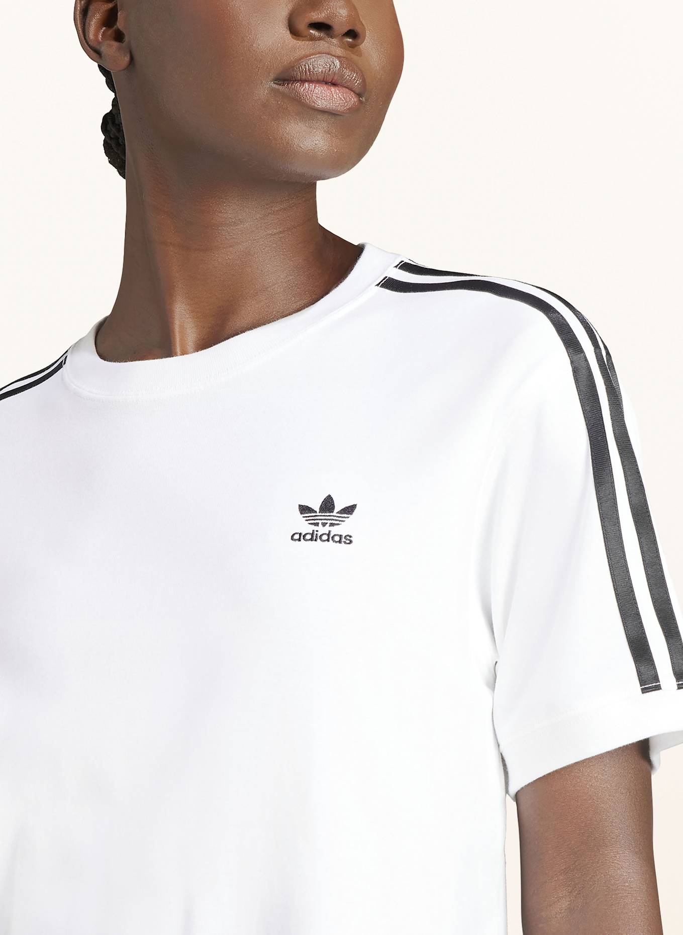 adidas Originals T-shirt 3 STRIPE: BIAŁY / CZARNY