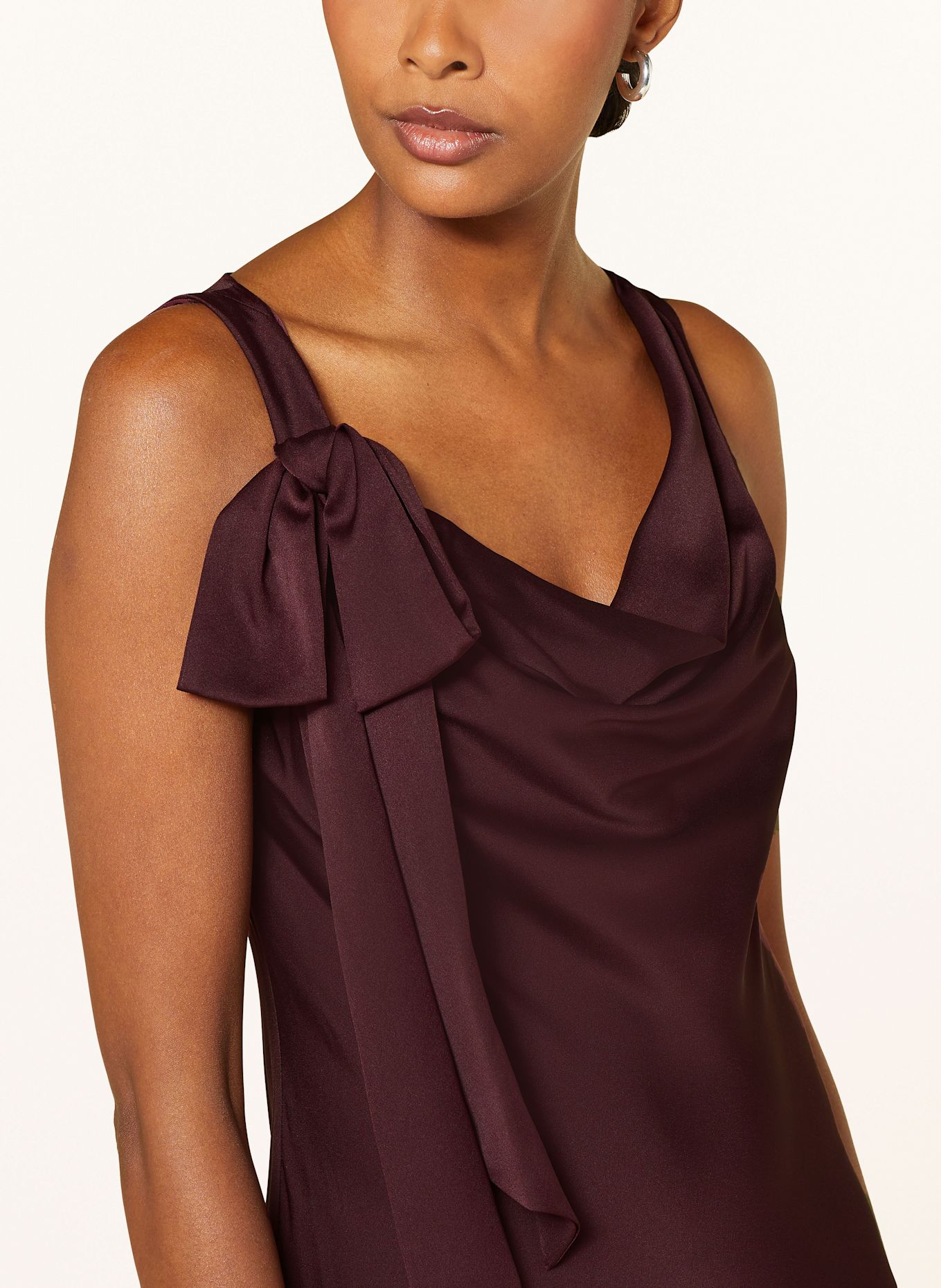 LAUREN RALPH LAUREN Evening dress: DARK RED