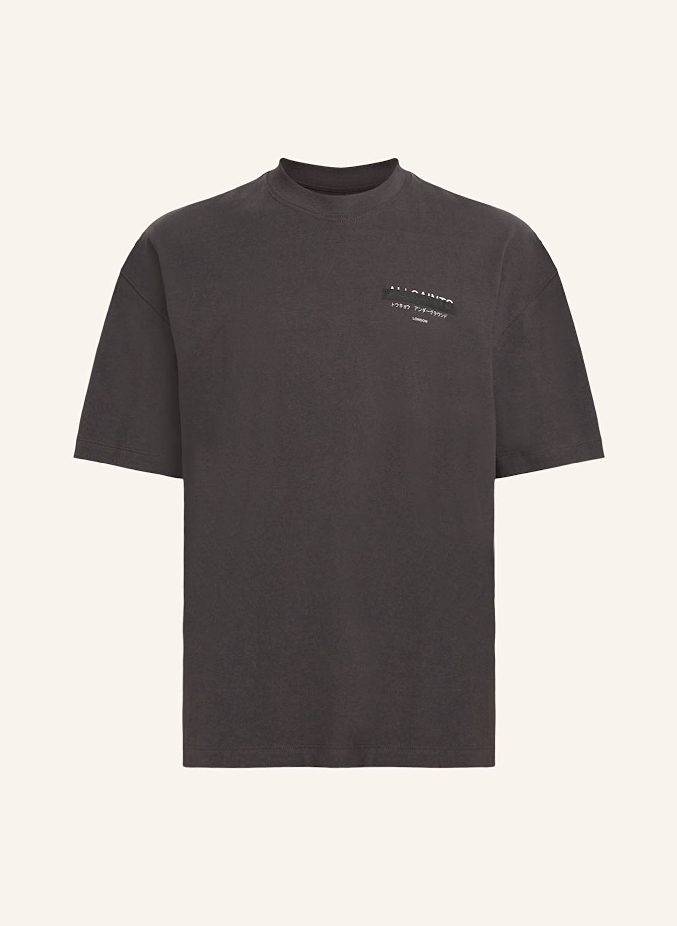 ALLSAINTS T-shirt REDACT, Color: BLACK (Image 1)