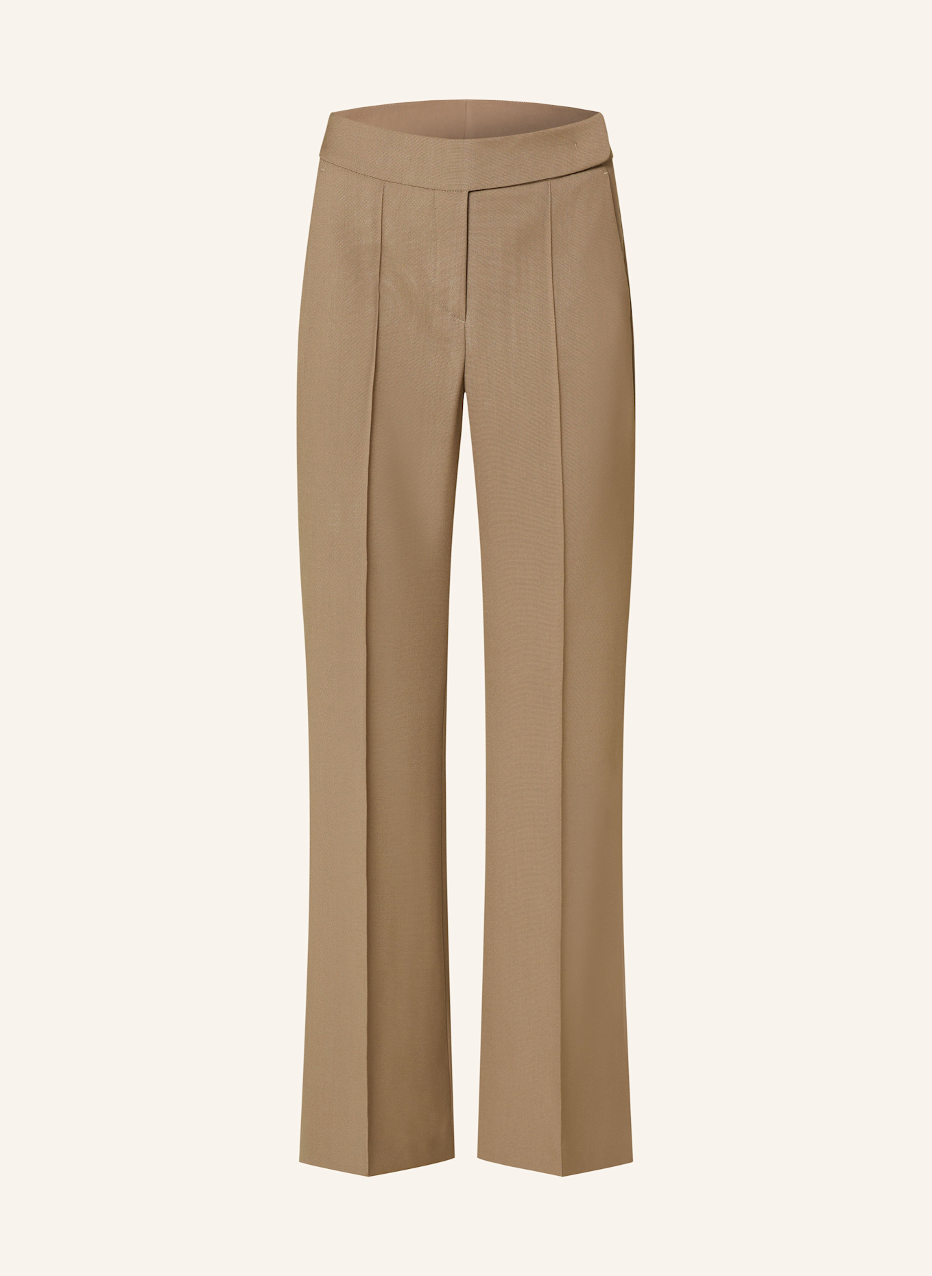 windsor. Wide leg trousers, Color: BROWN (Image 1)