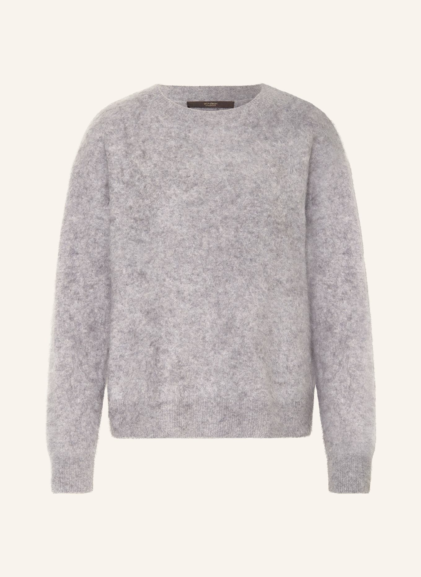 windsor. Cashmere sweater: GRAY