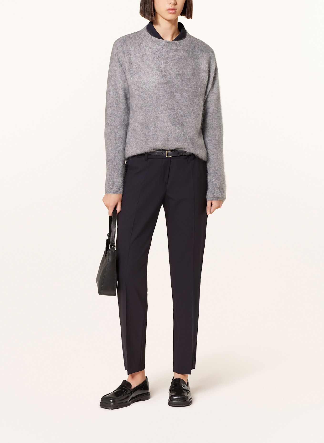 windsor. Cashmere sweater: GRAY