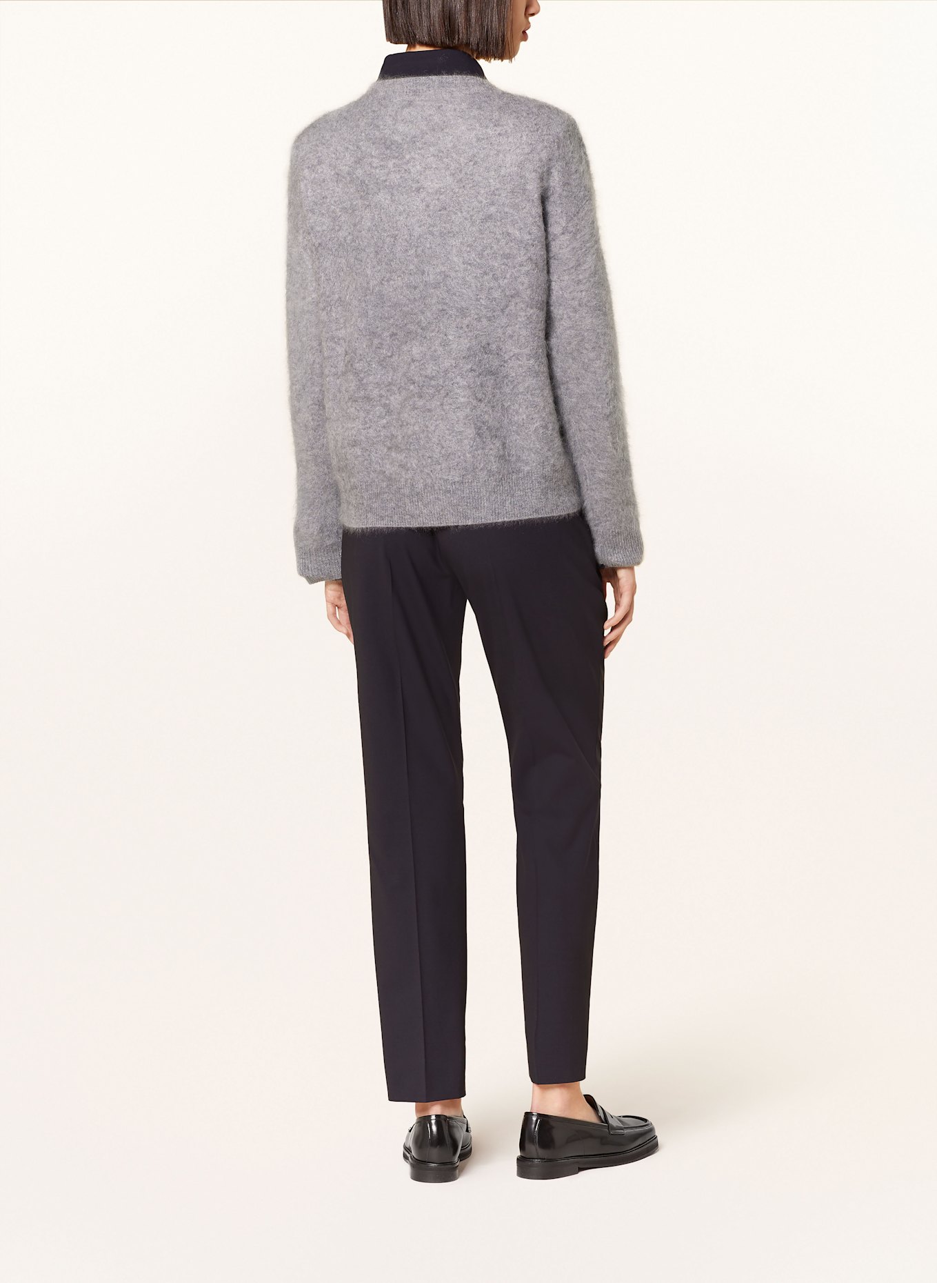 windsor. Cashmere sweater: GRAY