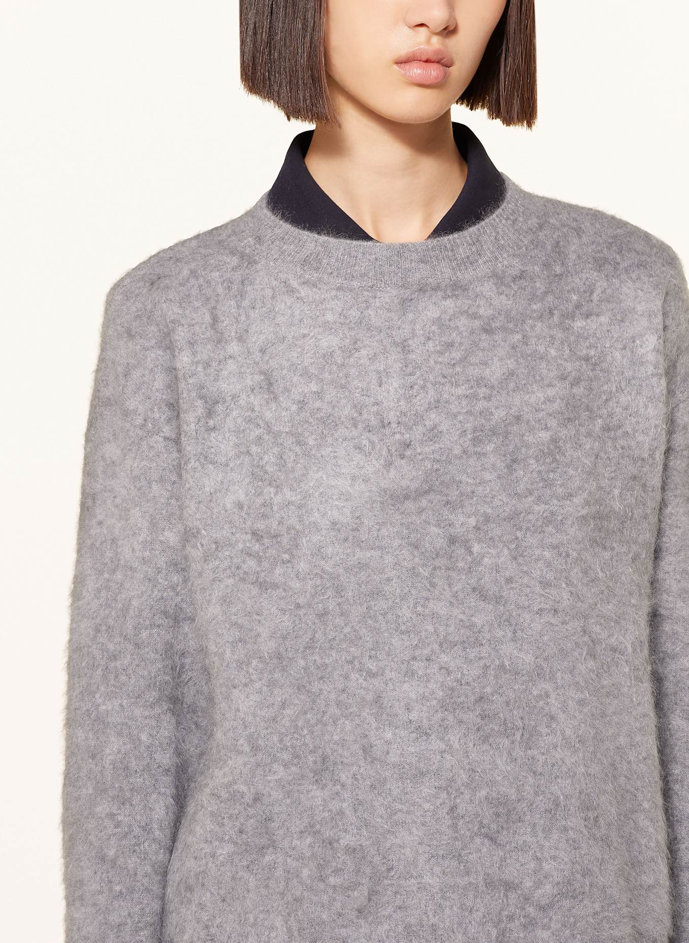 windsor. Cashmere sweater: GRAY