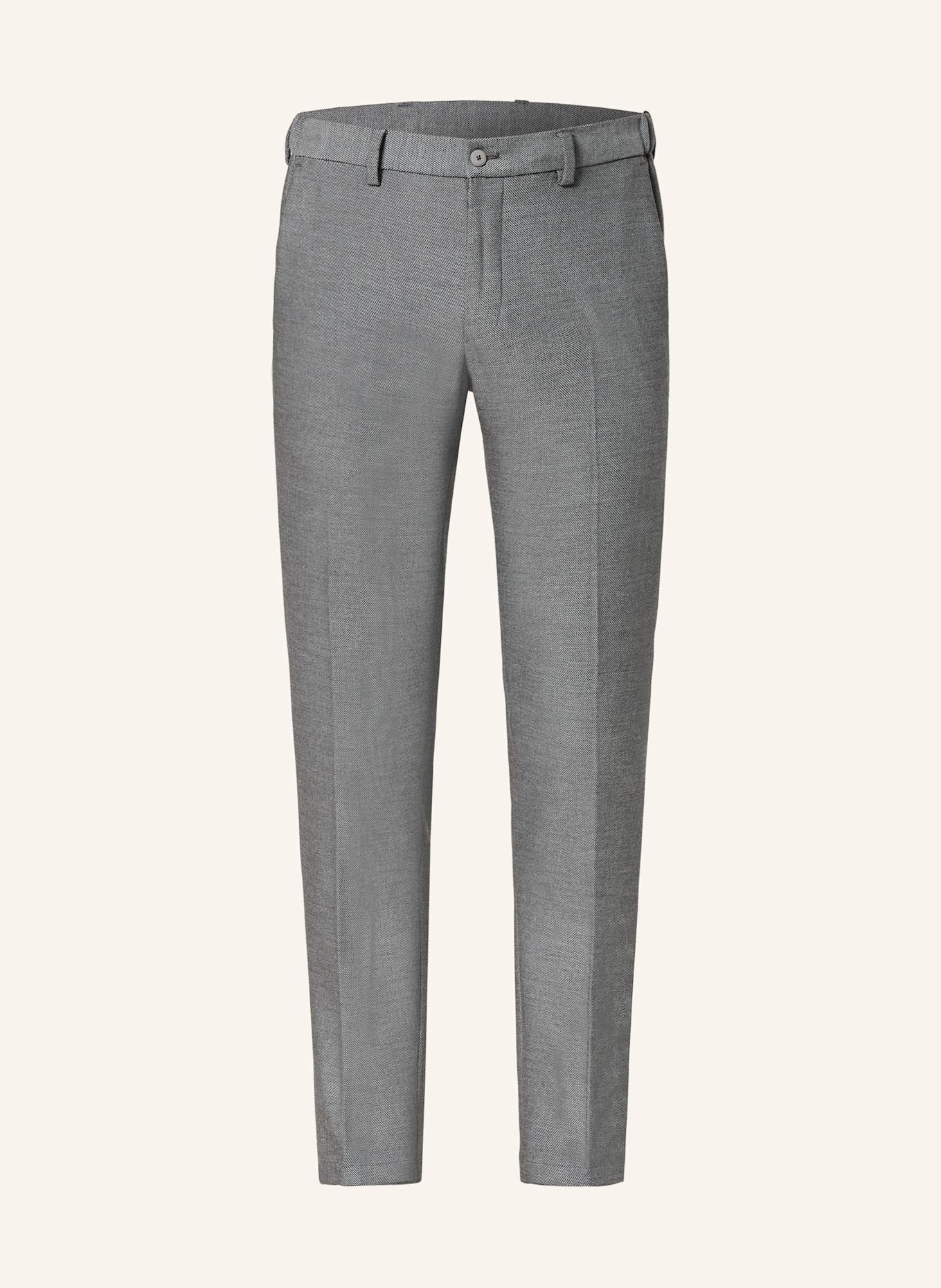 PAUL Spodnie garniturowe extra slim fit z dżerseju, Kolor: 940 Charcoal (Obrazek 1)