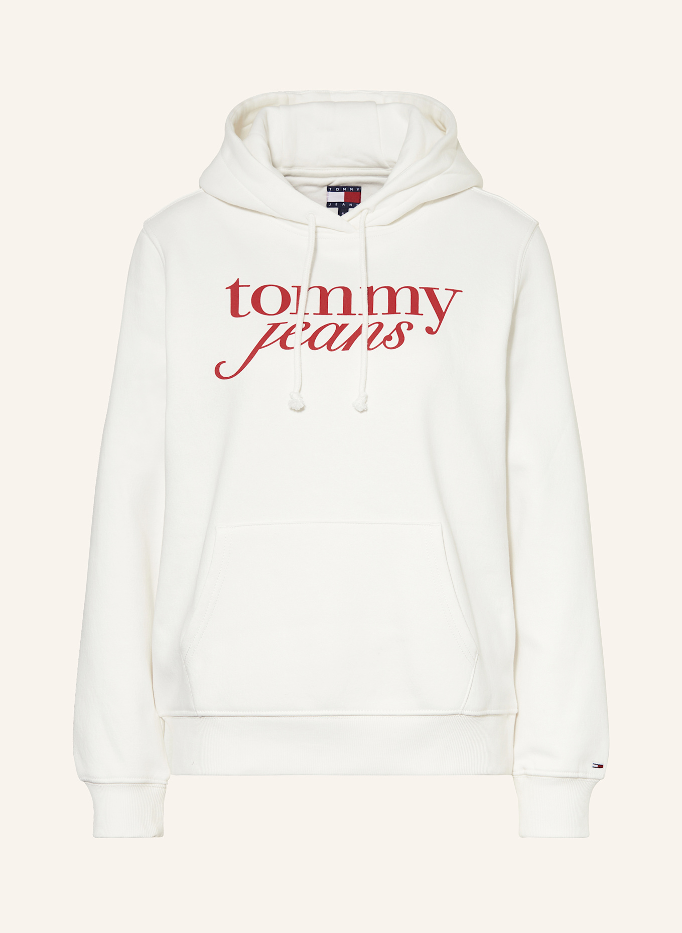 Tommy jeans hoodie wit discount