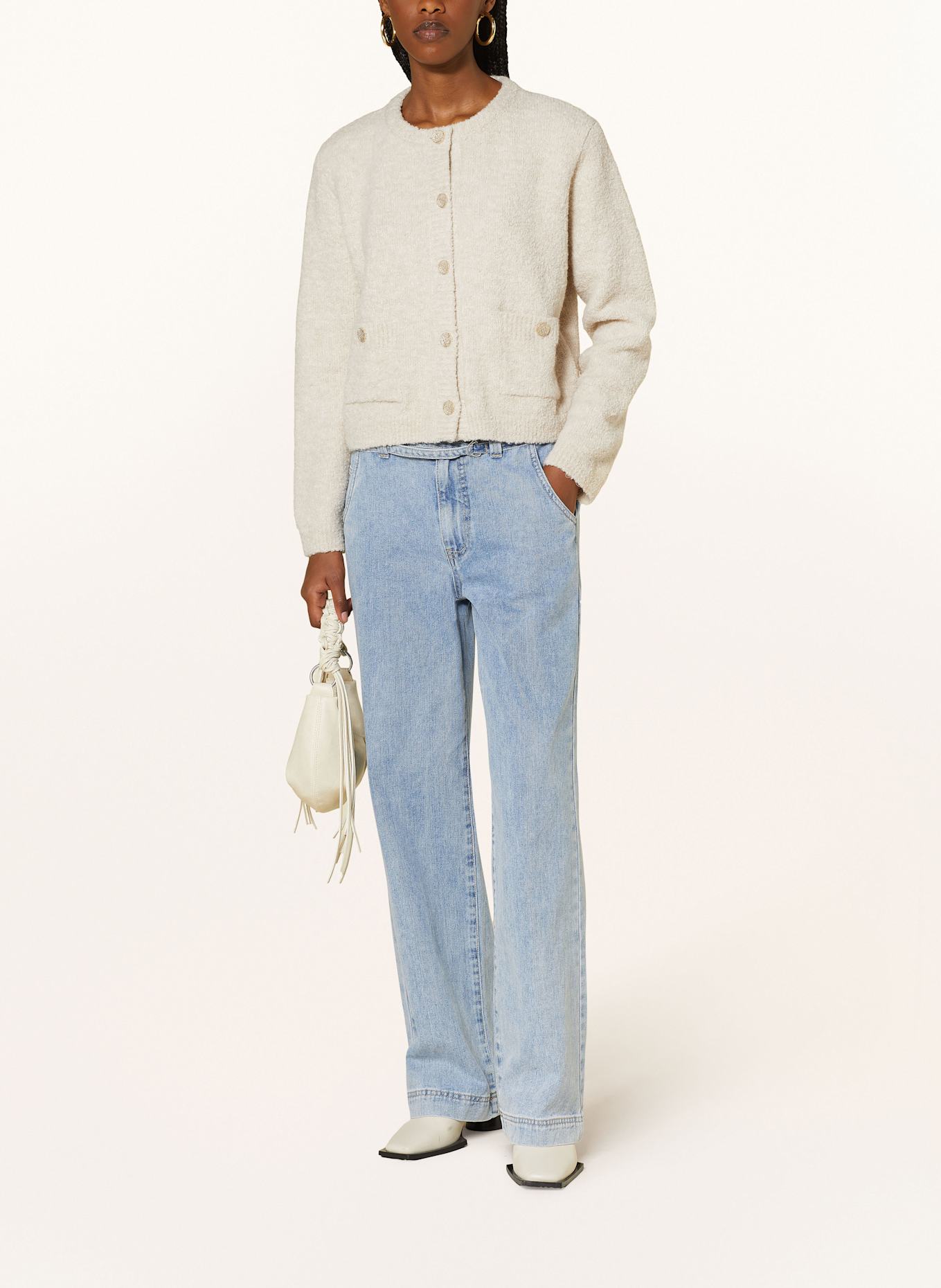 Rich & Royal cardigan: CRÈME