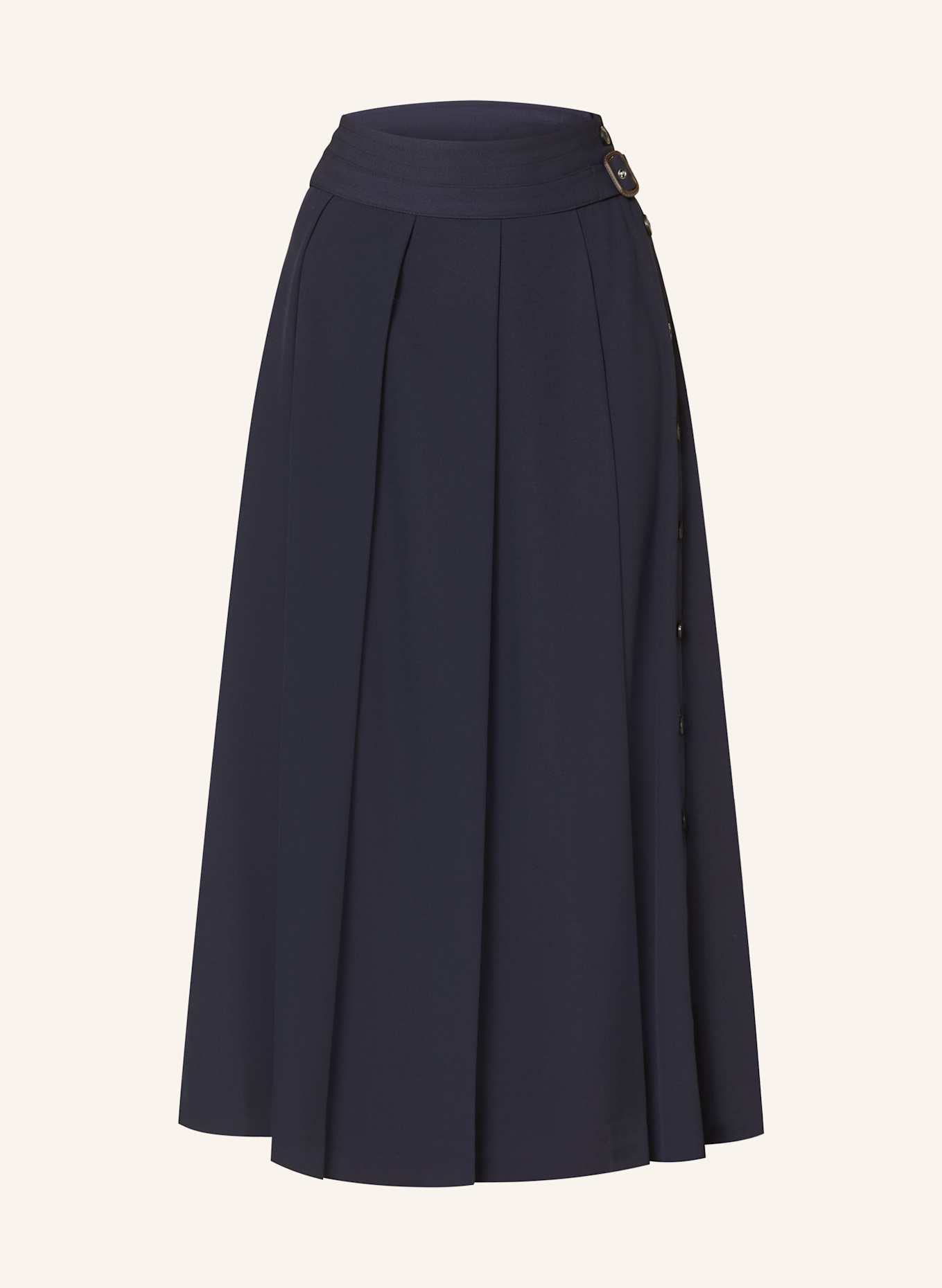 rich&royal Pleated skirt, Color: DARK BLUE (Image 1)