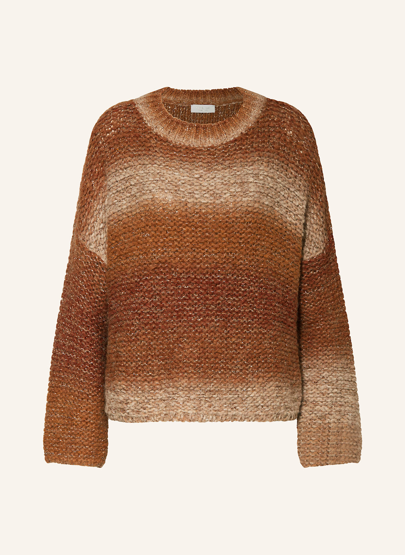 rich royal Sweater with glitter thread