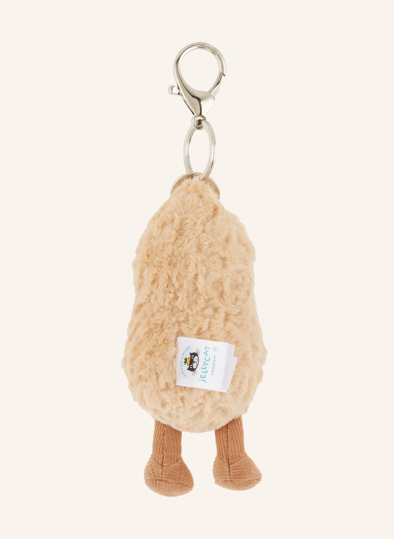 Jellycat Schlüssel- und Taschenanhänger AMUSEABLES PEANUT, Farbe: BEIGE (Bild 2)