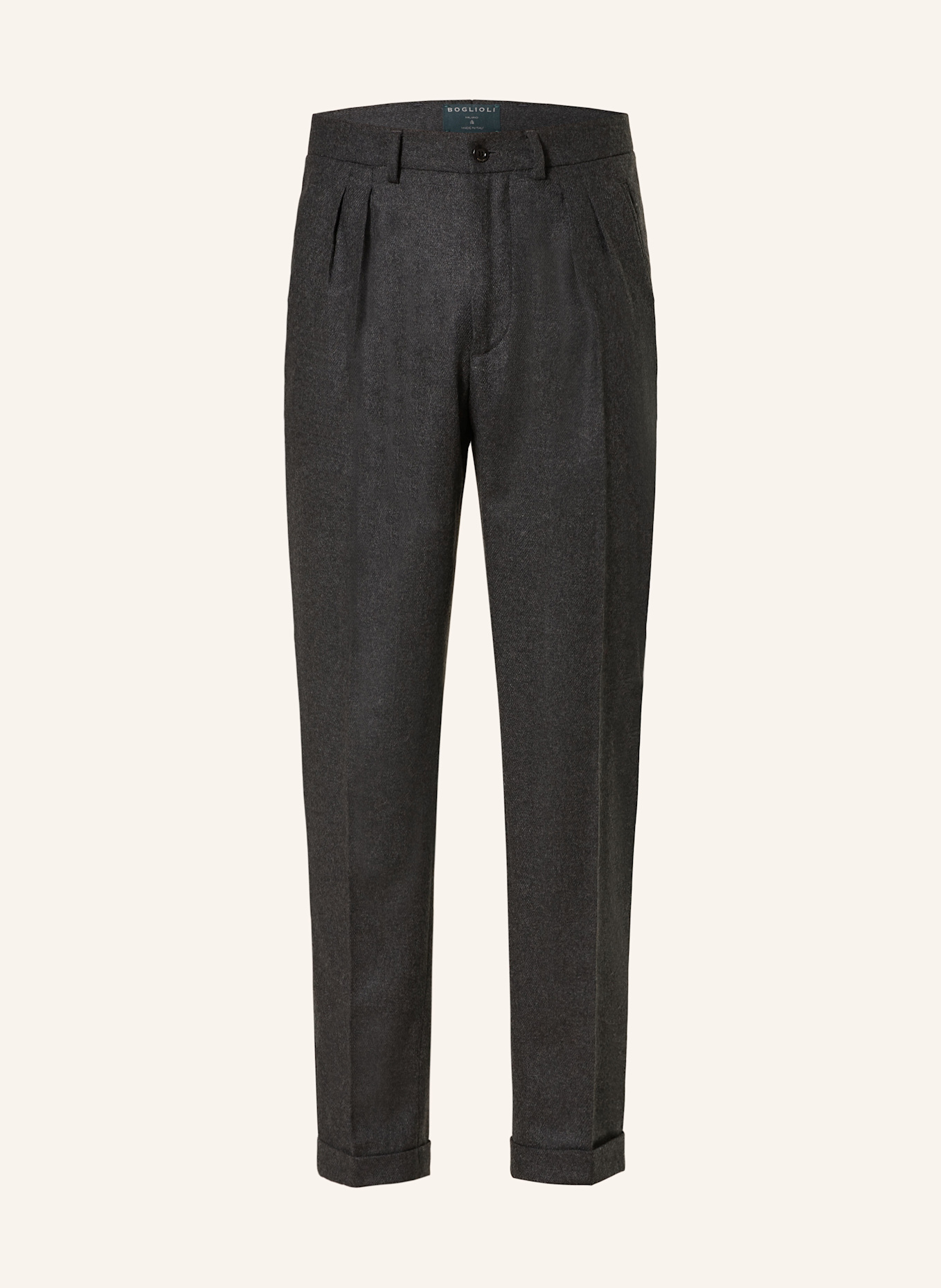 BOGLIOLI Chinos slim fit, Color: DARK GRAY (Image 1)