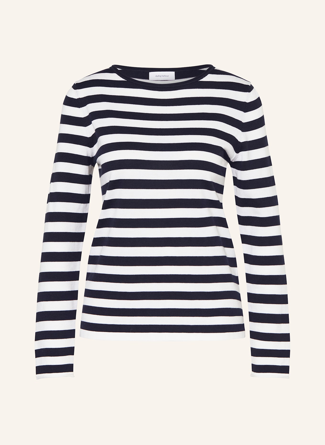 darling harbour Longsleeve: MARINE / WEISS
