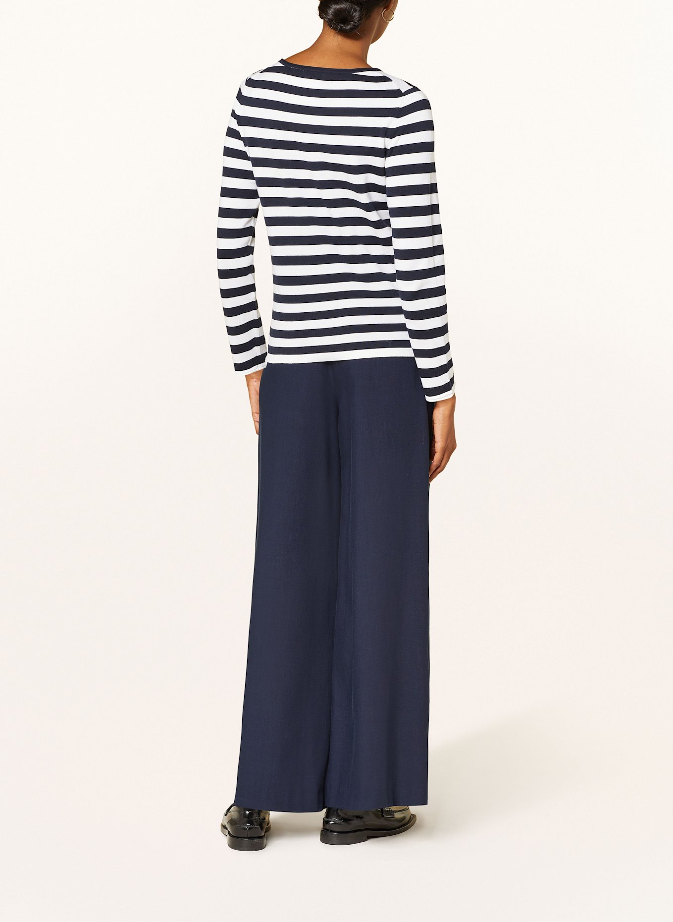 darling harbour Longsleeve: MARINE / WEISS