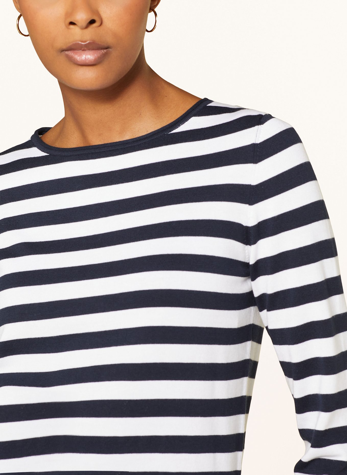 darling harbour Longsleeve: MARINE / WEISS