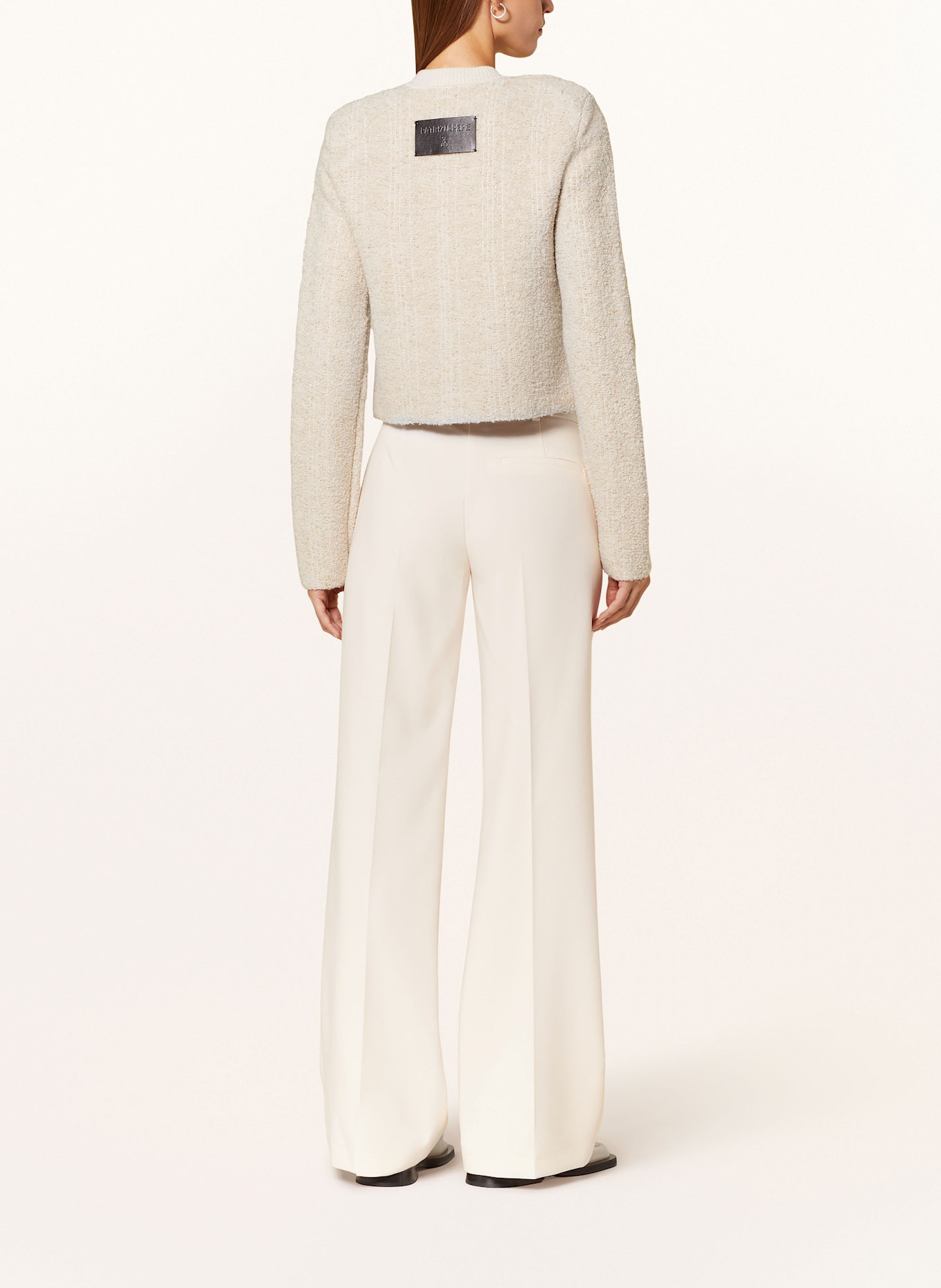 PATRIZIA PEPE Bouclé jacket with glitter thread