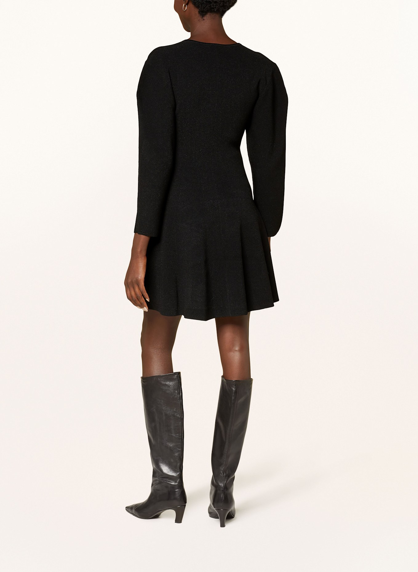 BY MALENE BIRGER Strickkleid FRANCESA: SCHWARZ