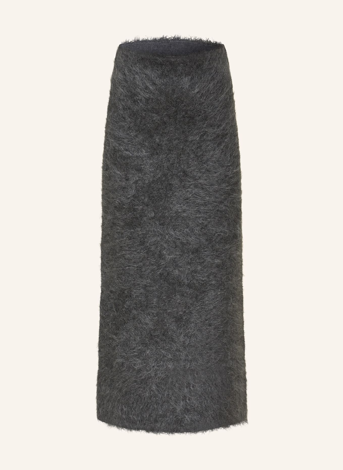 BY MALENE BIRGER Knit skirt ESTILLE with mohair, Color: DARK GRAY (Image 1)