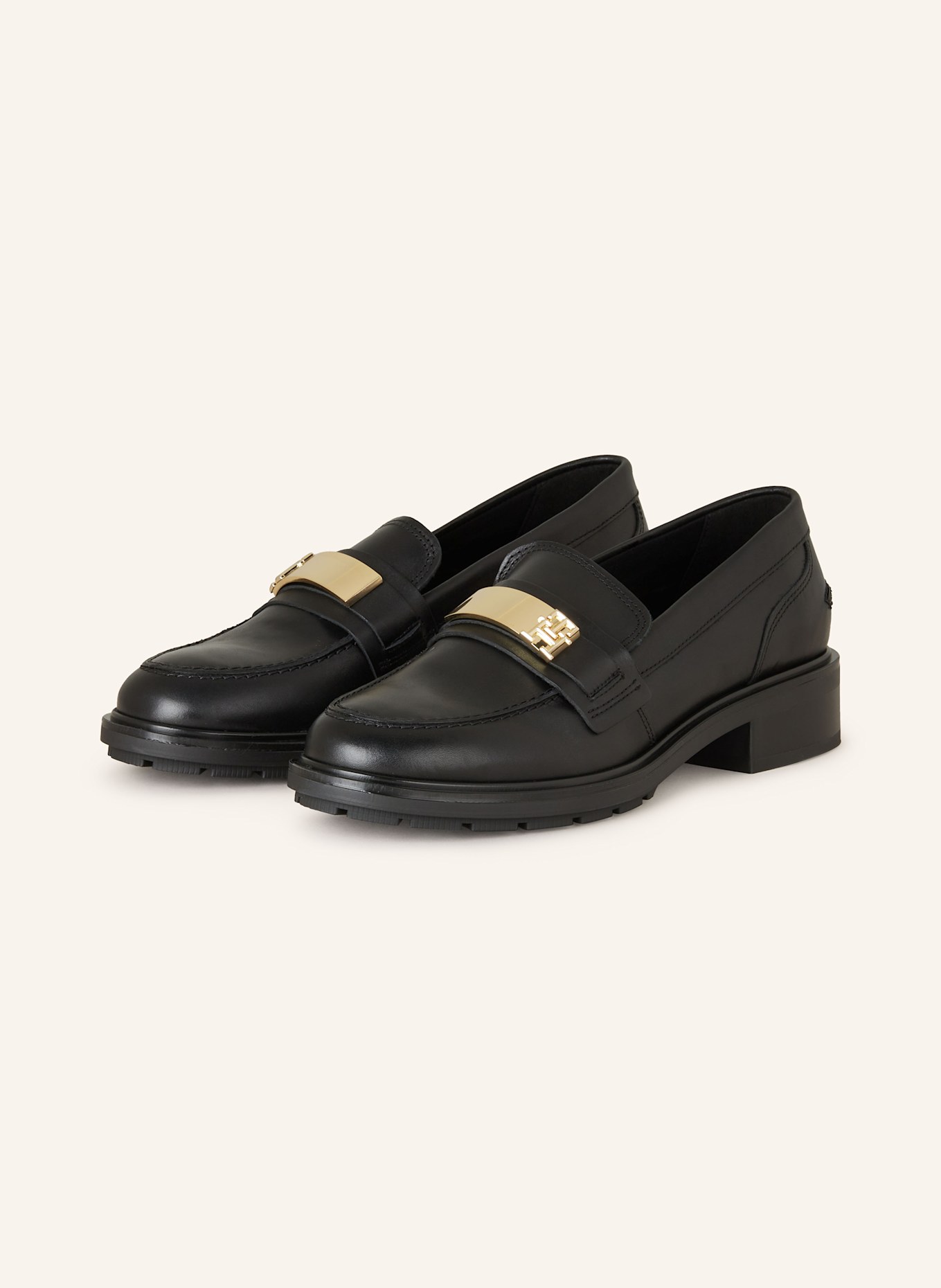 TOMMY HILFIGER Loafer, Farbe: SCHWARZ (Bild 1)