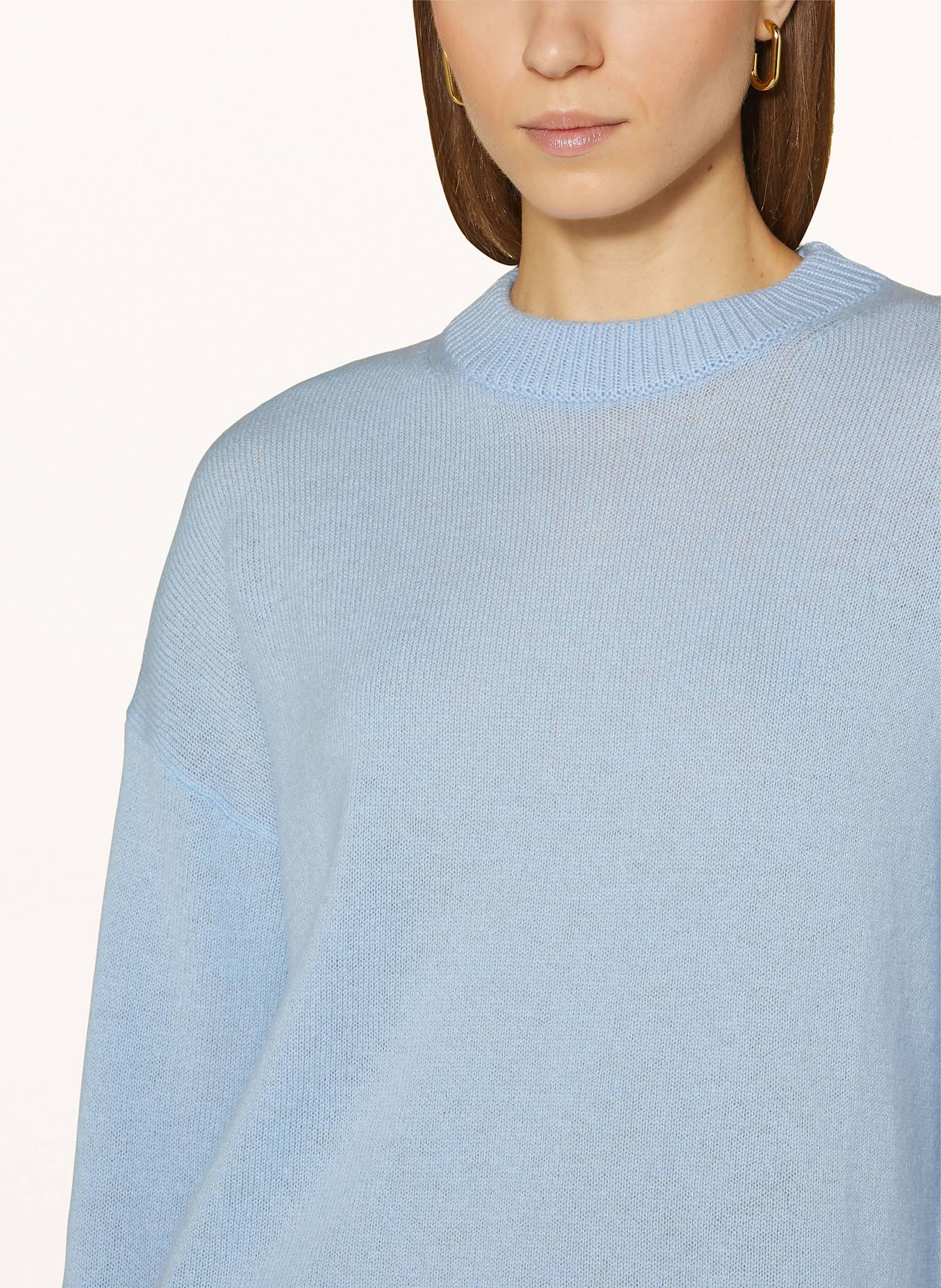 MRS & HUGS Pullover mit Cashmere: HELLBLAU