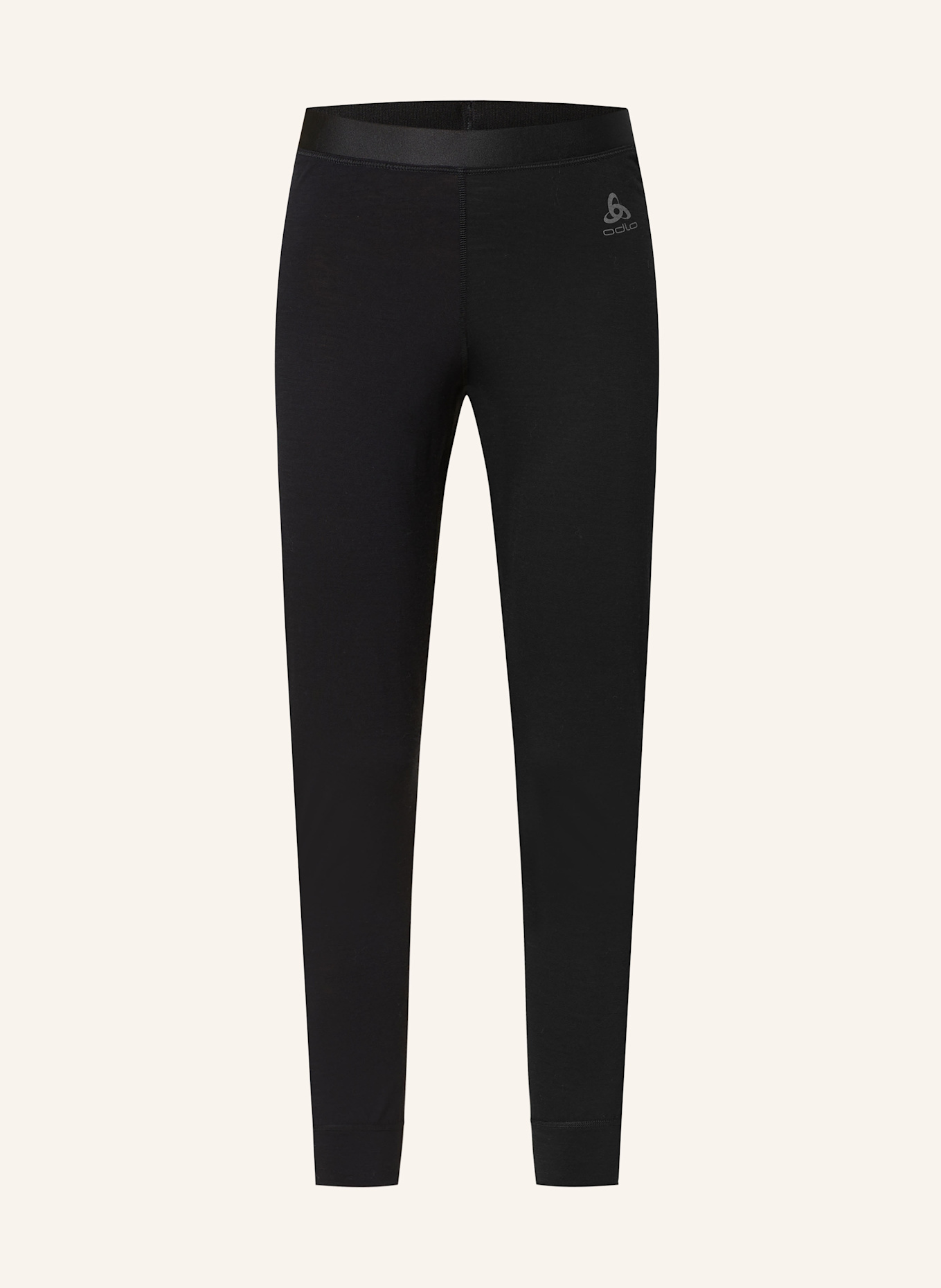 odlo Funktionswäsche-Hose MERINO 160 mit Merinowolle: SCHWARZ