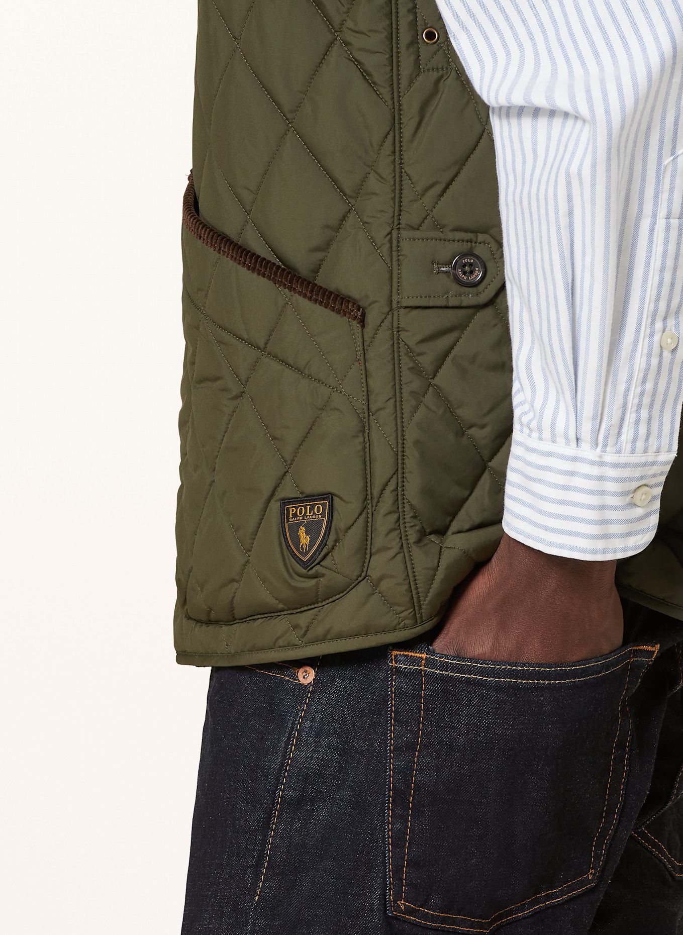 Polo quilted vest on sale