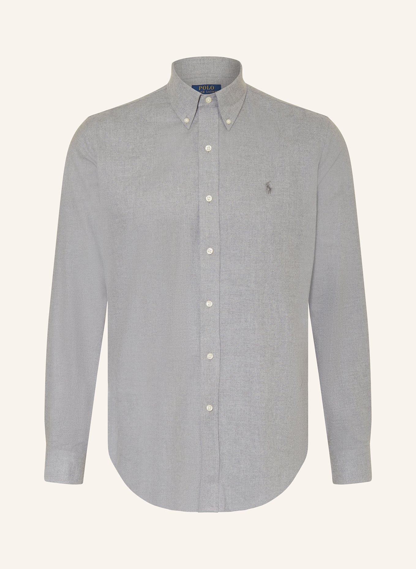 POLO RALPH LAUREN Shirt custom fit, Color: GRAY (Image 1)