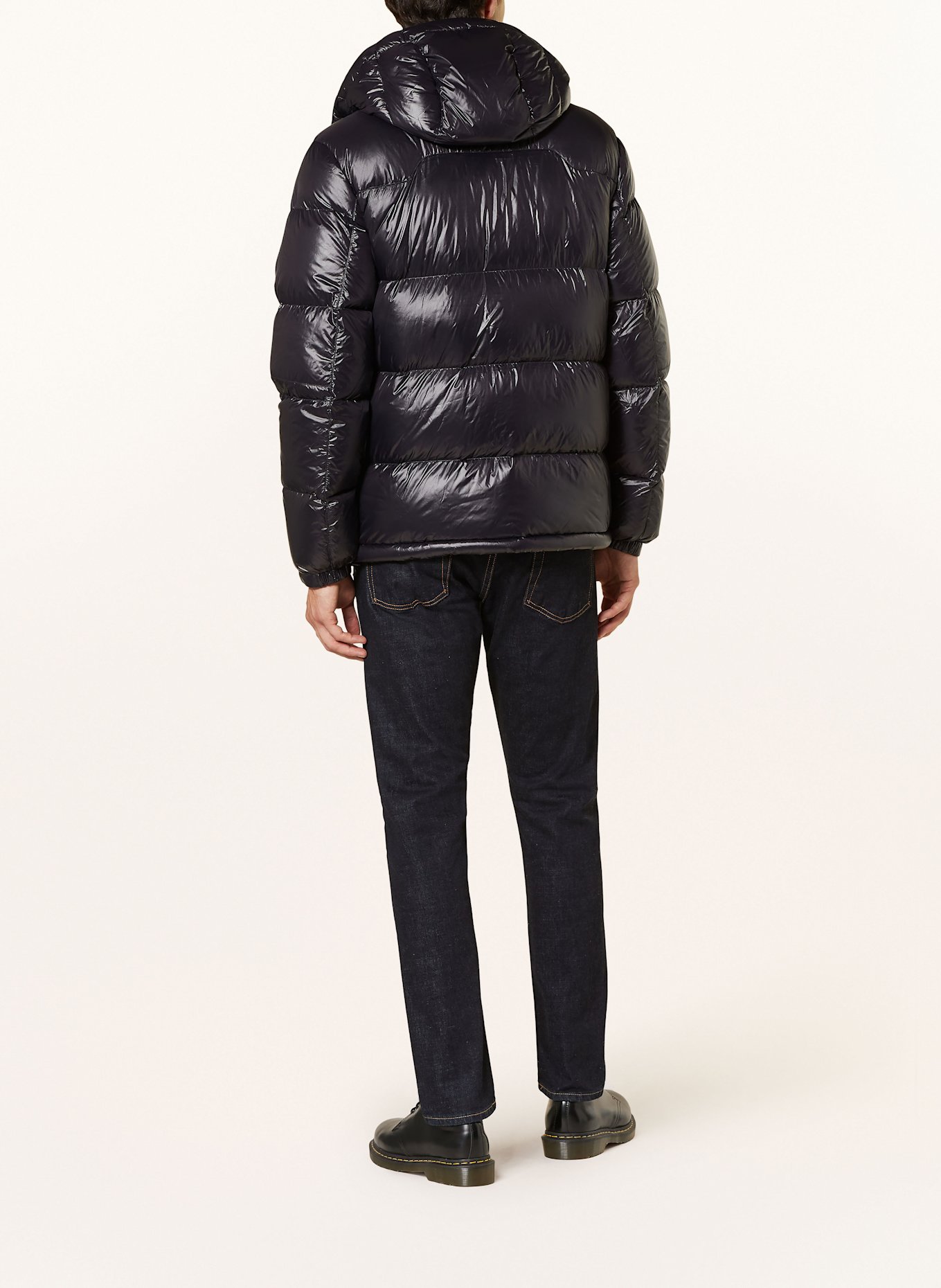 POLO RALPH LAUREN Down jacket with removable hood: BLACK
