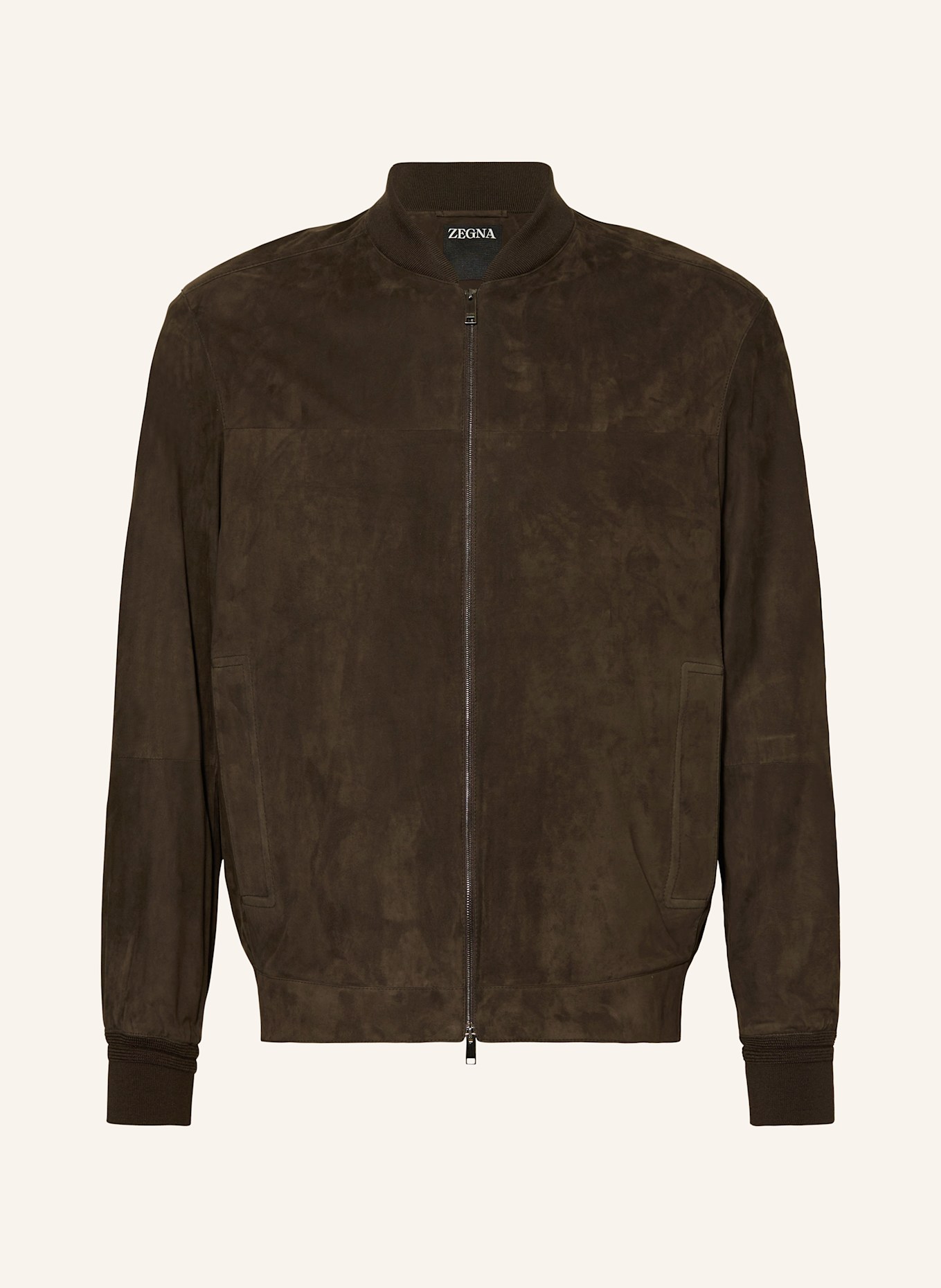 Zegna leather bomber jacket top