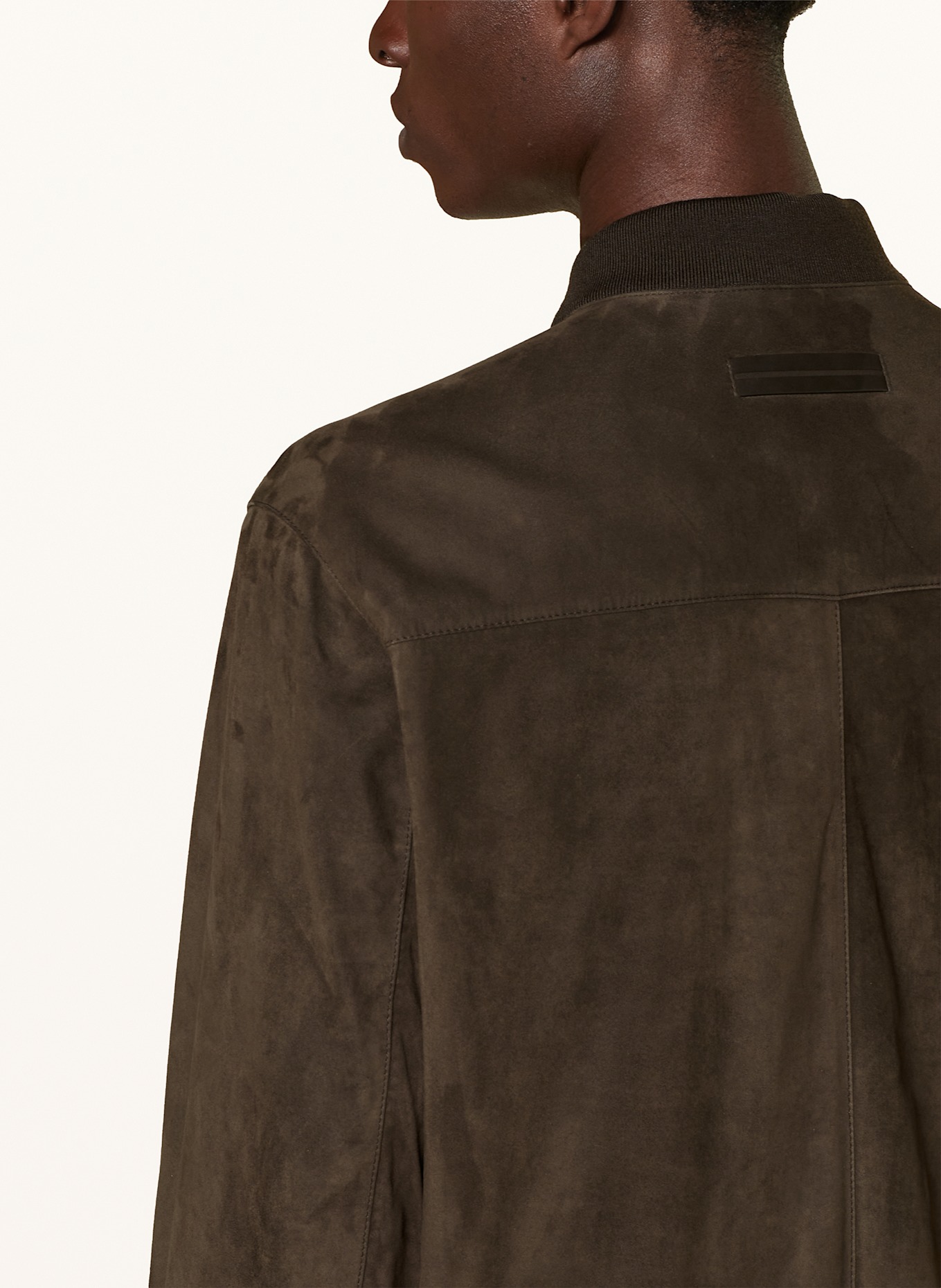 ZEGNA Lederblouson: DUNKELBRAUN