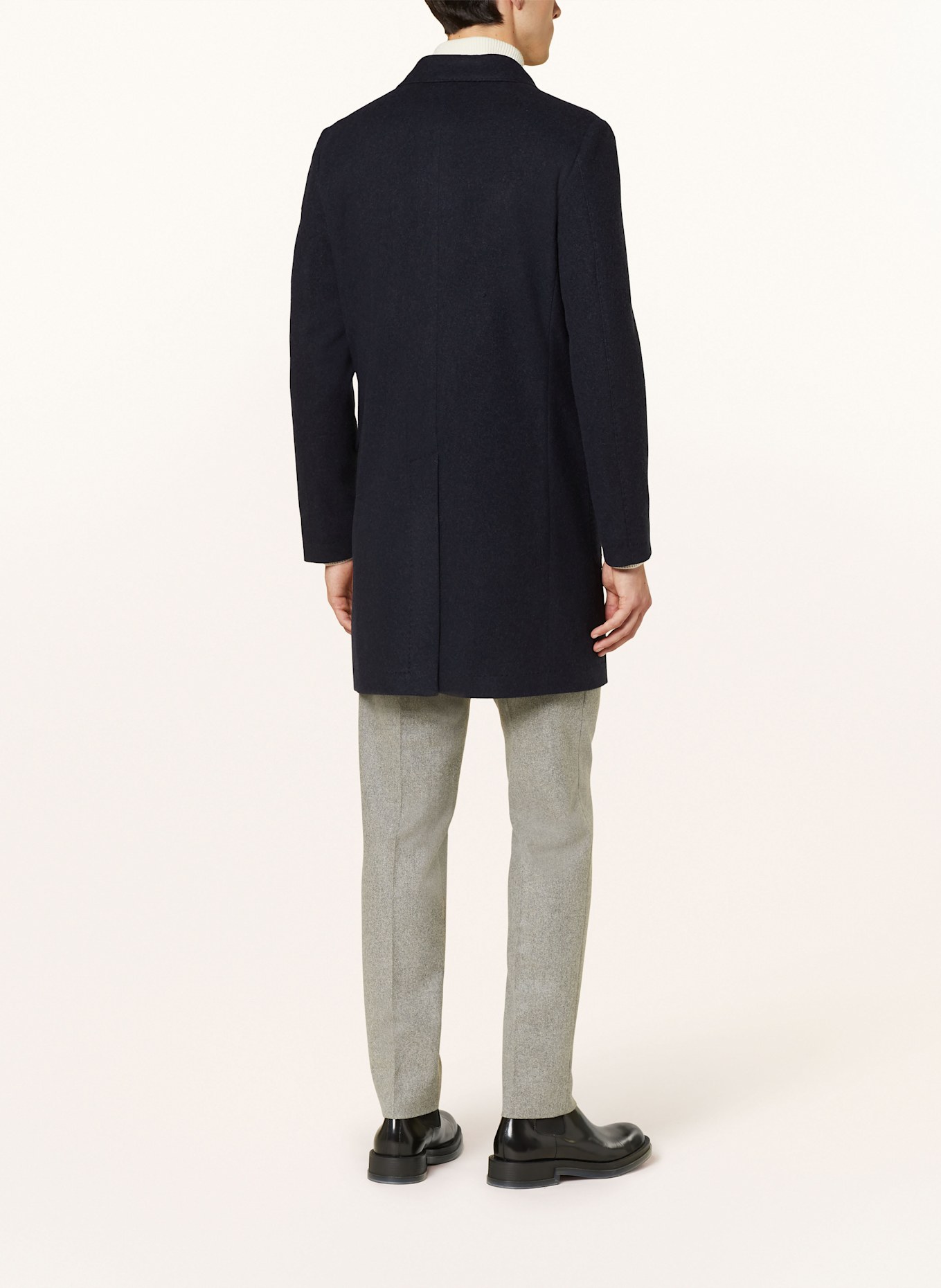 CORNELIANI Wollmantel: DUNKELBLAU