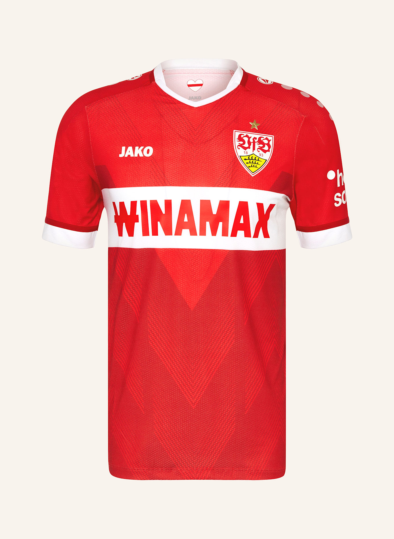 VfB Stuttgart Auswärtstrikot VFB STUTTGART 24/25: ROT