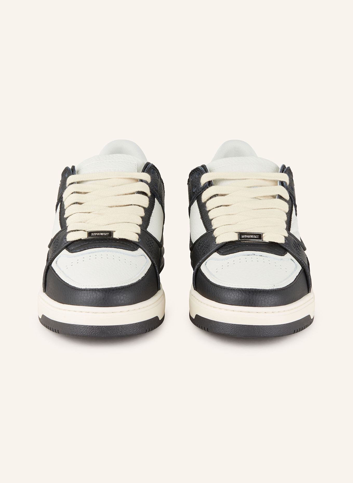 REPRESENT Sneakersy APEX: BIAŁY / CZARNY