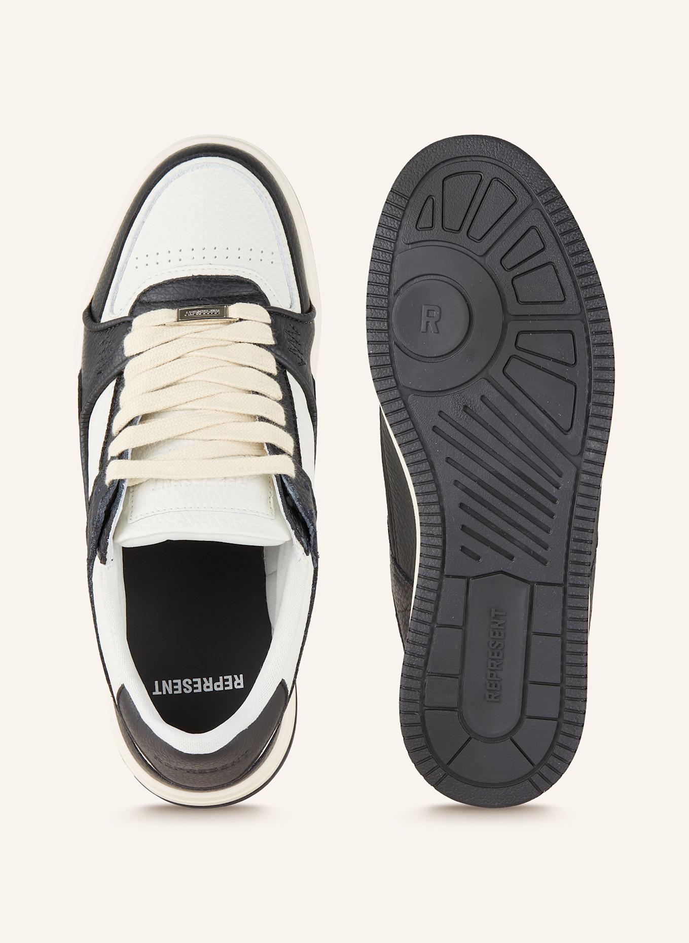 REPRESENT Sneakersy APEX: BIAŁY / CZARNY