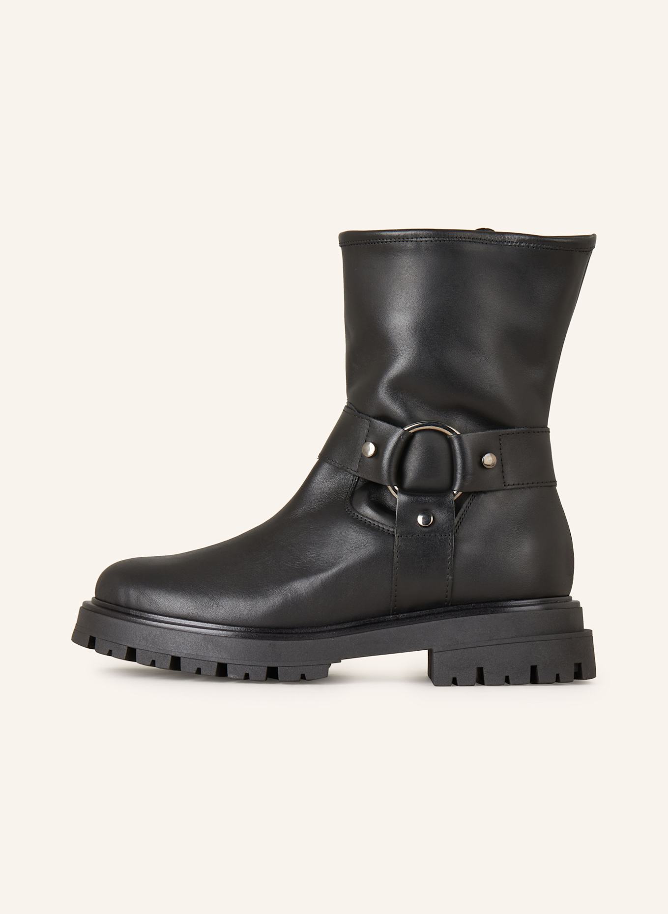 darling harbour Biker boots: BLACK