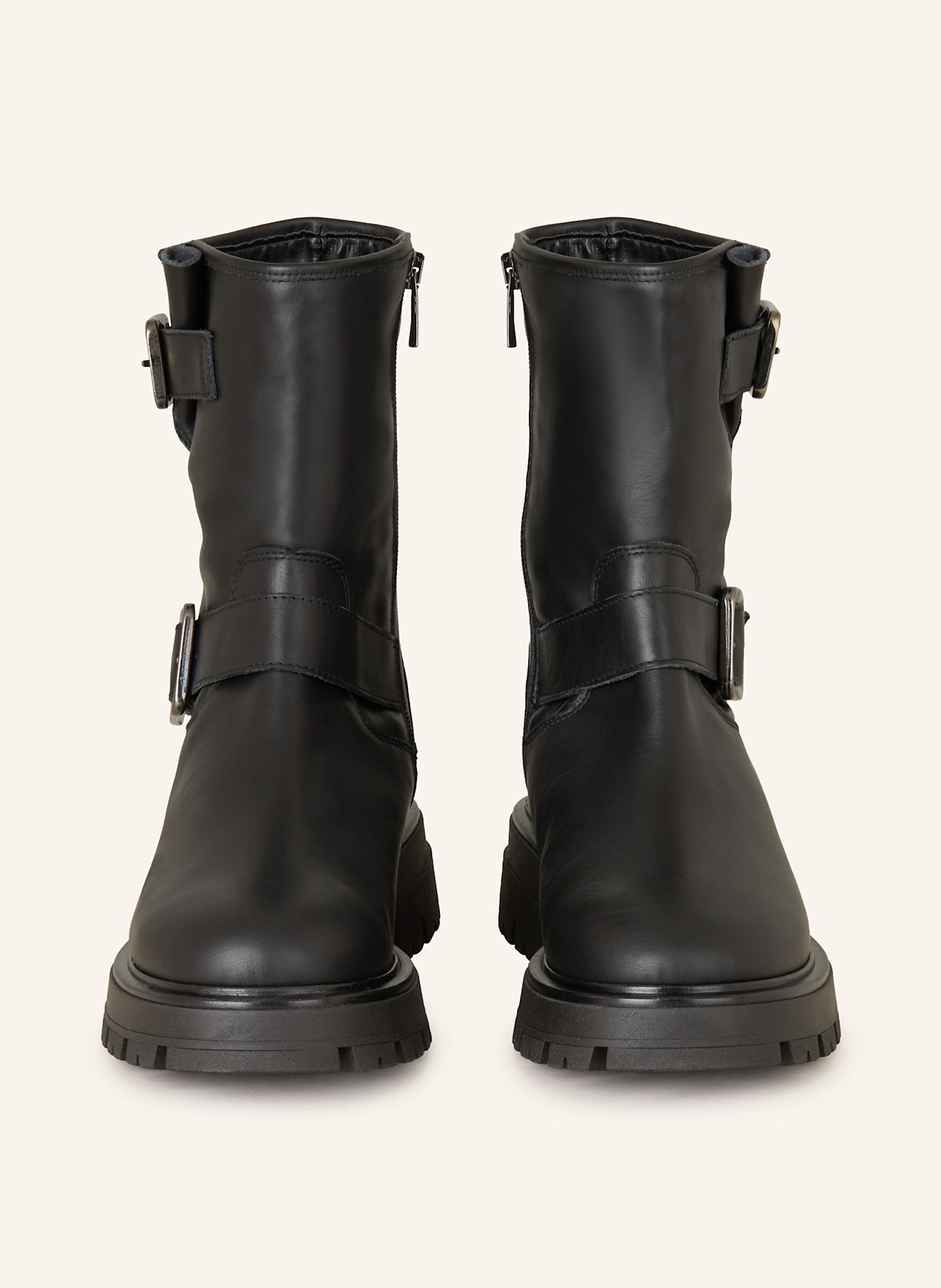 darling harbour Biker Boots: SCHWARZ