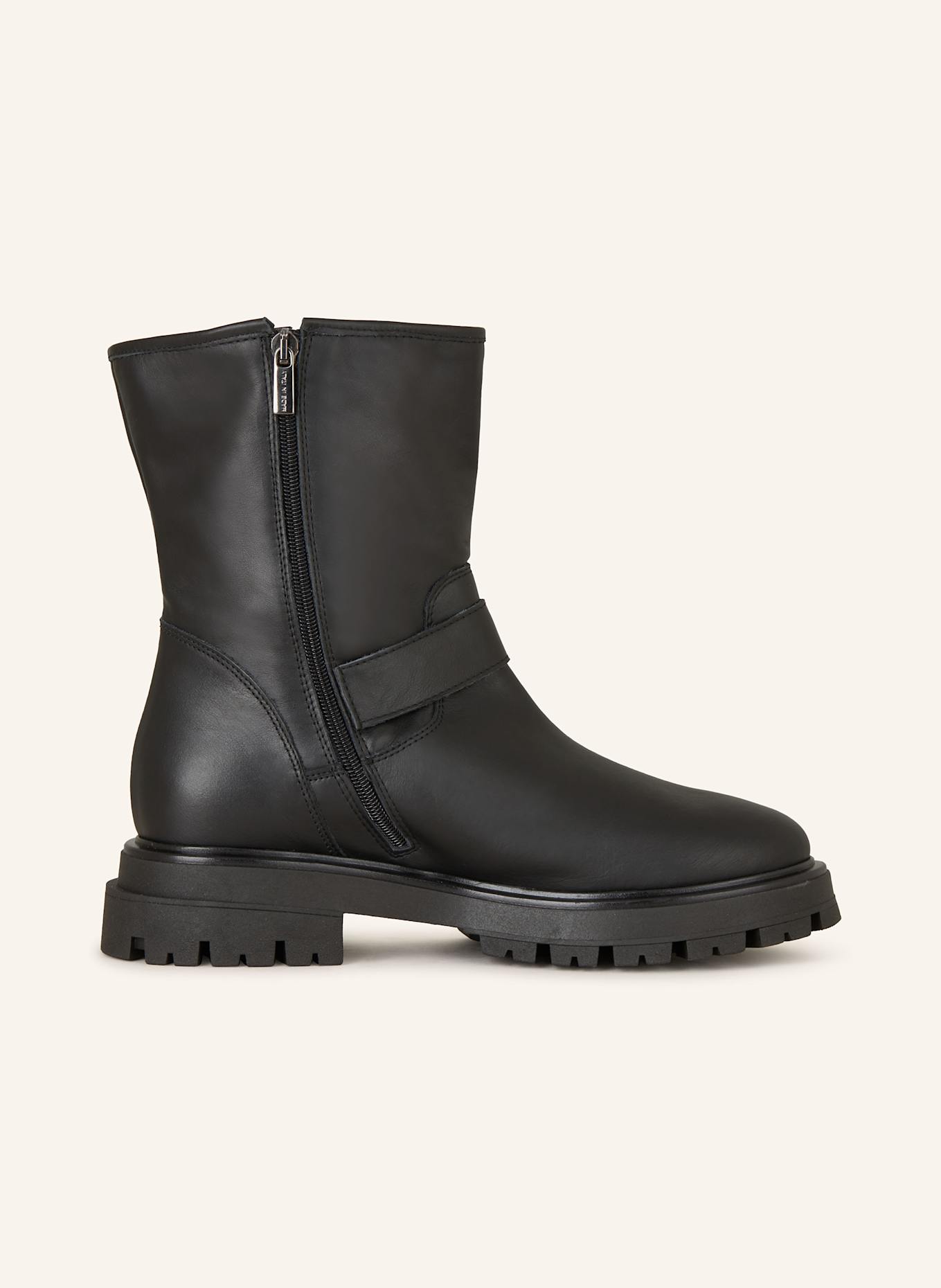 darling harbour Biker Boots: SCHWARZ