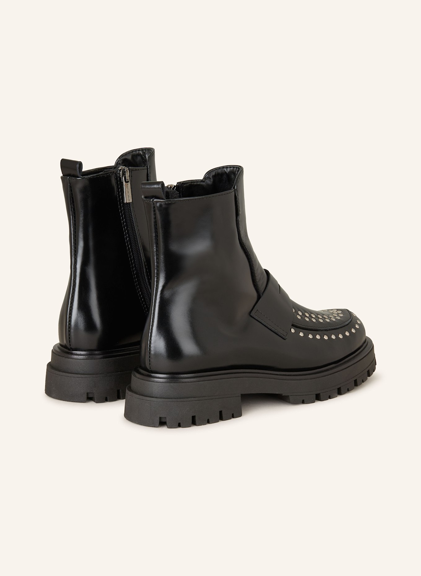 darling harbour Biker Boots: SCHWARZ