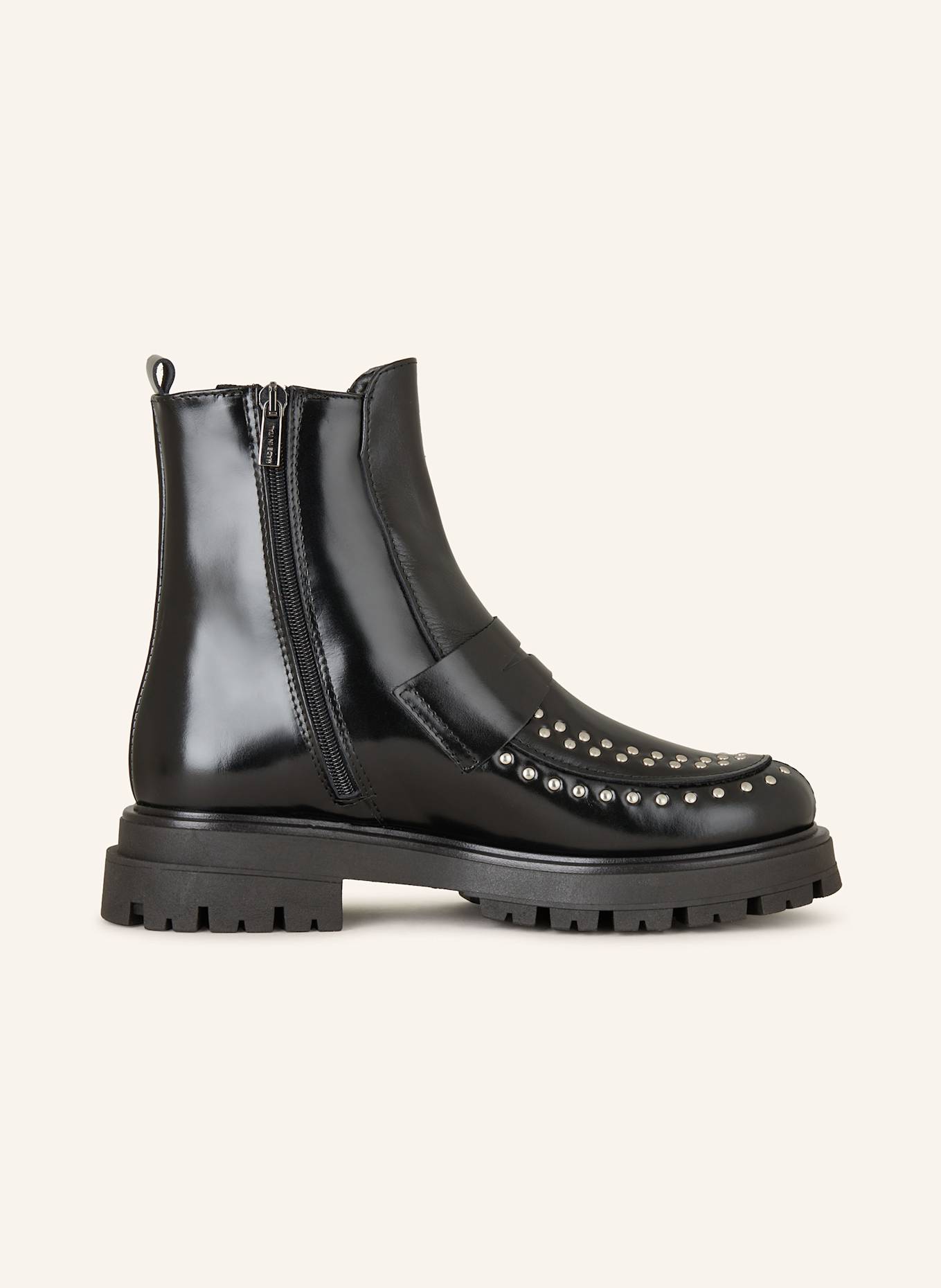darling harbour Biker Boots: SCHWARZ