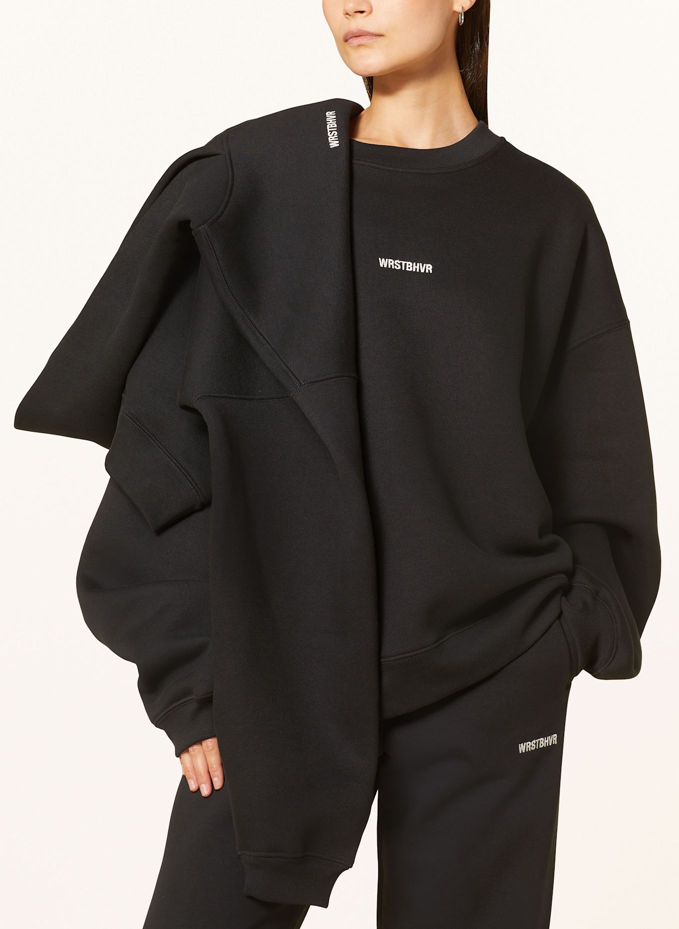 WRSTBHVR Sweatshirt NUBI, Color: BLACK (Image 5)