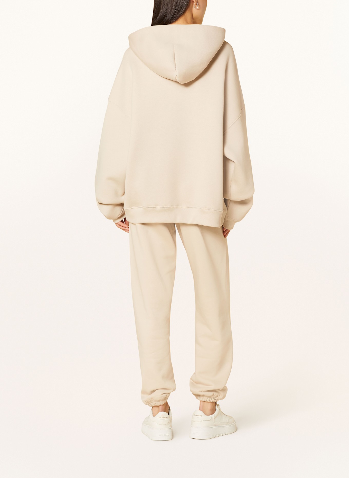 WRSTBHVR Oversized hoodie BRON, Color: LIGHT BROWN (Image 3)