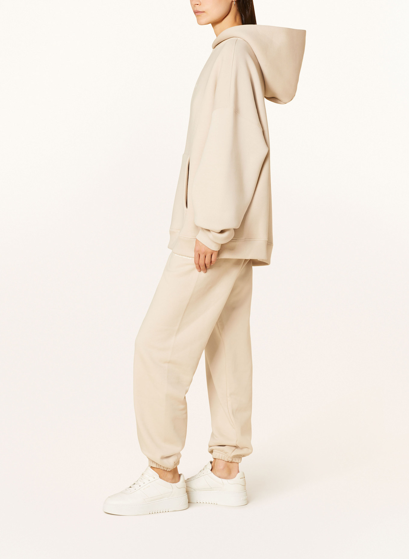 WRSTBHVR Oversized hoodie BRON, Color: LIGHT BROWN (Image 4)