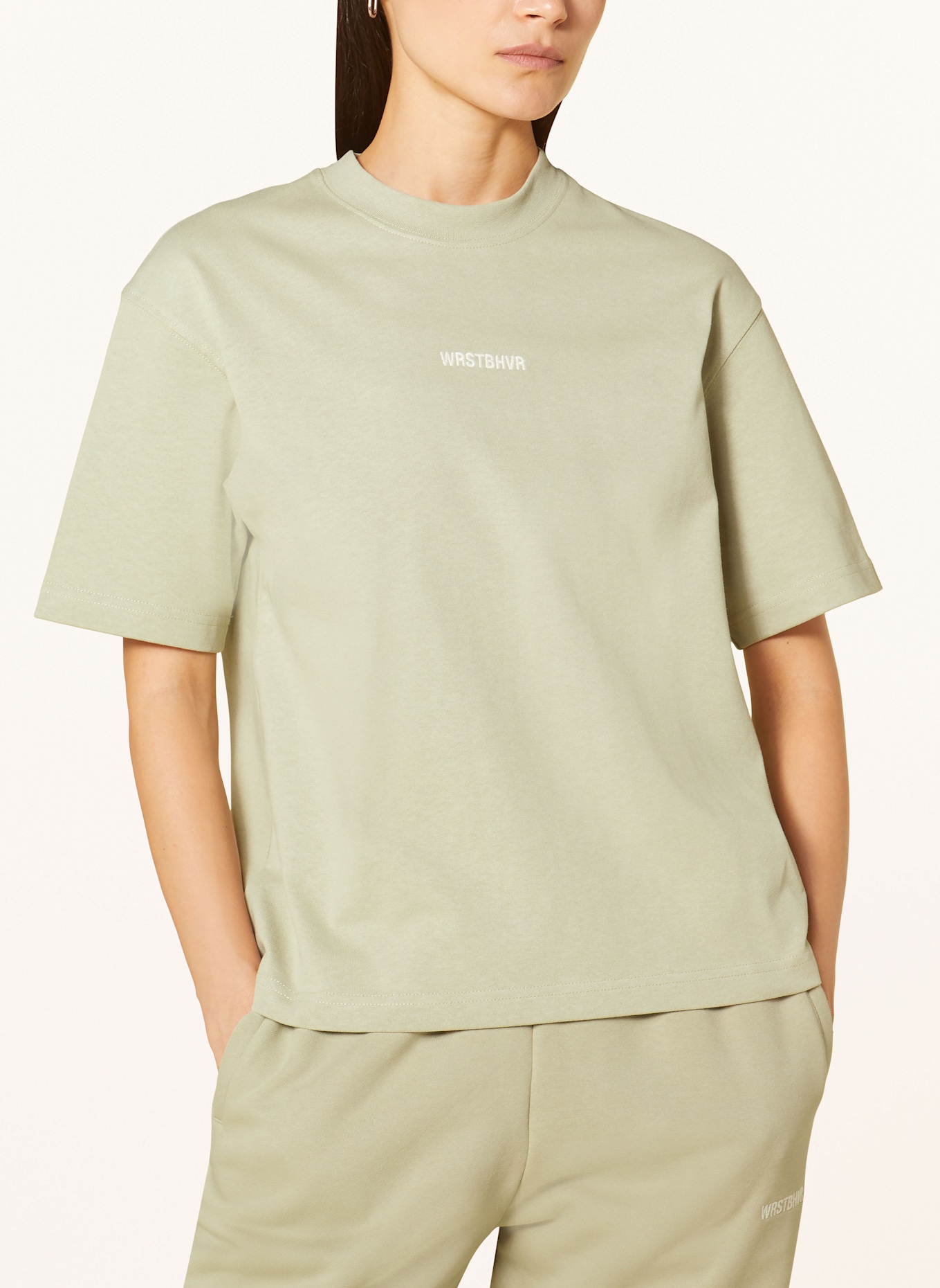 WRSTBHVR T-Shirt NILA: HELLBRAUN