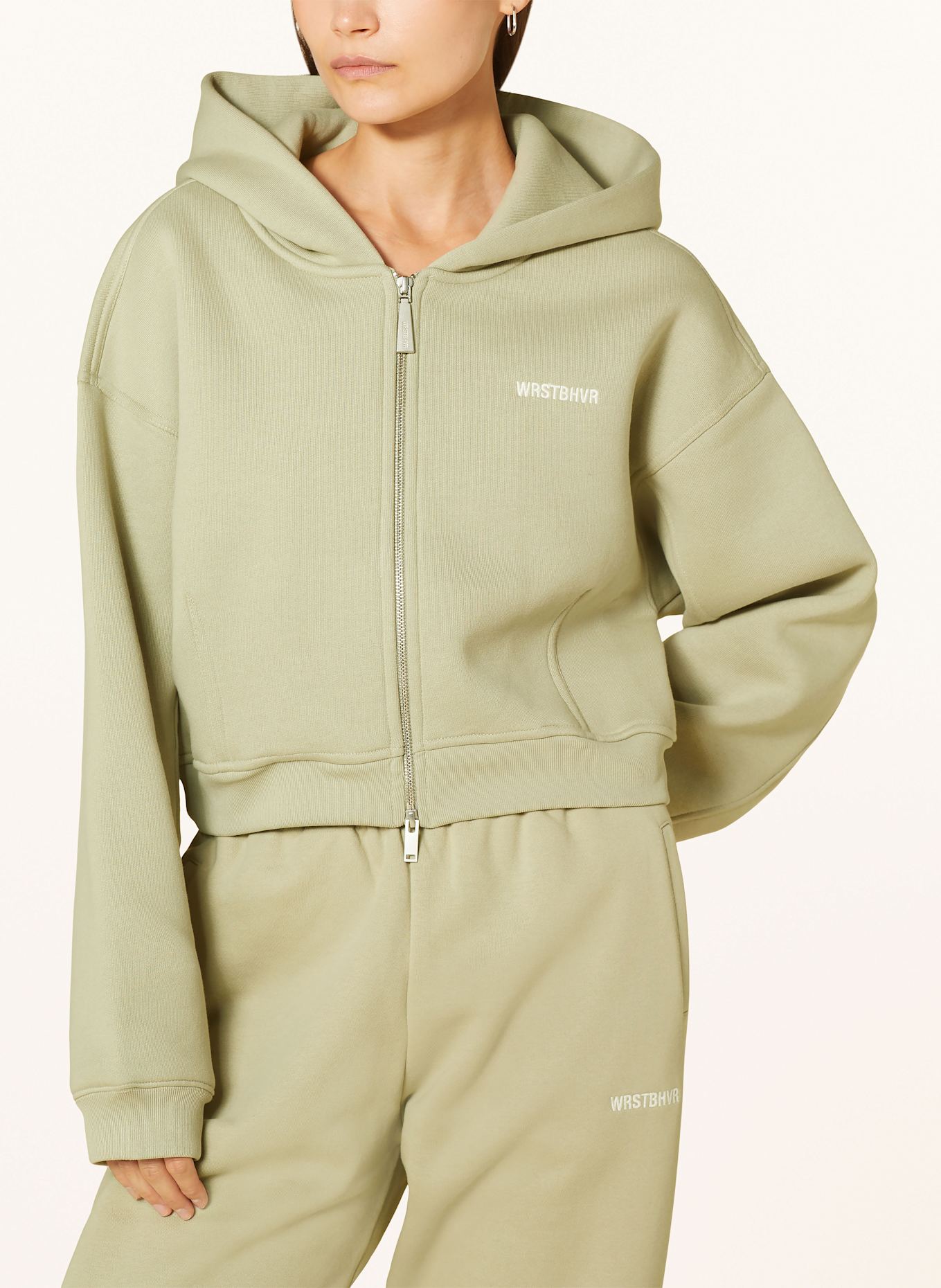 WRSTBHVR Mickey Mouse Lincensed Printed Long Sleeve T-shirt, Color: LIGHT GREEN (Image 5)