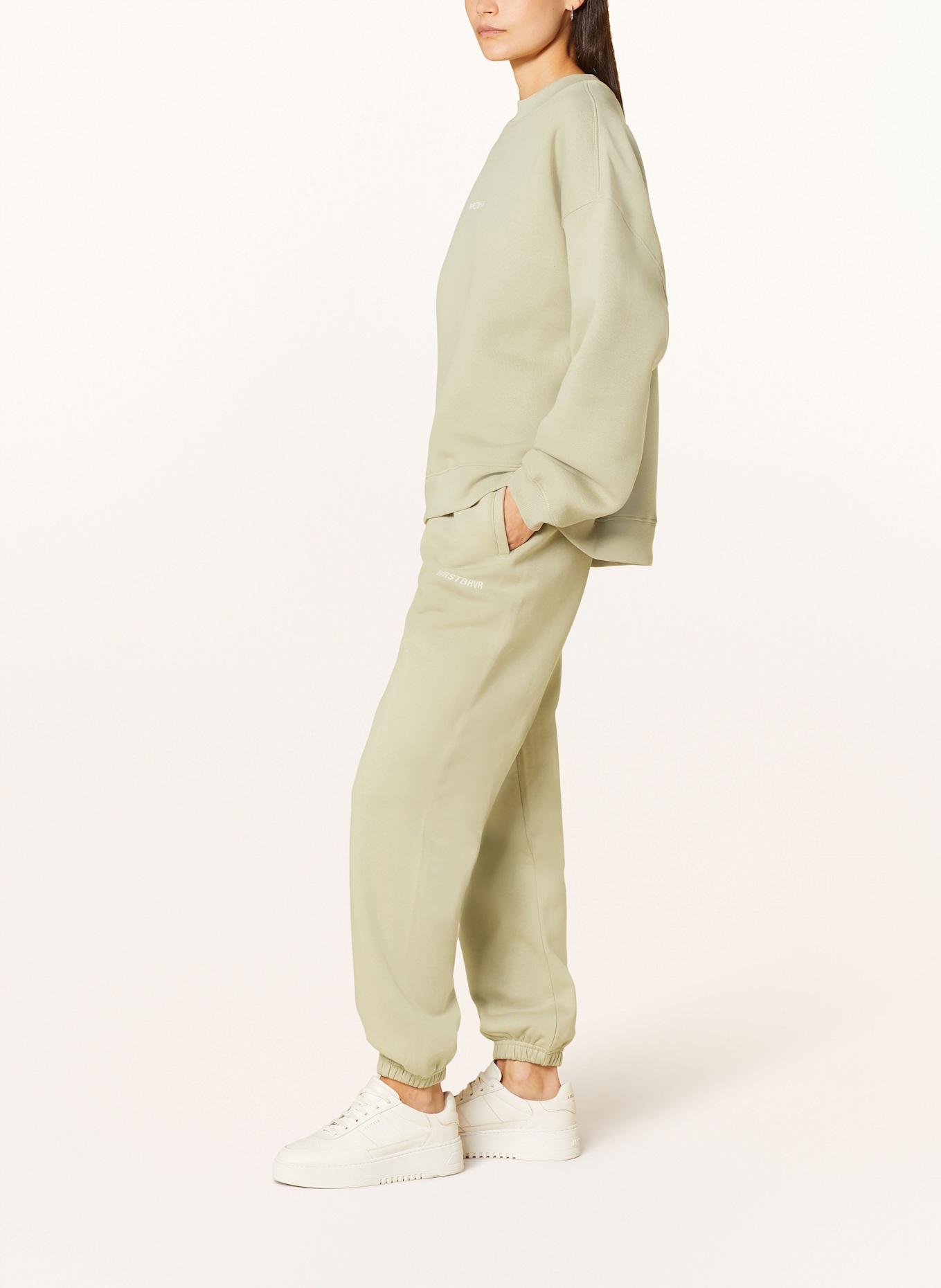 WRSTBHVR Sweatpants HERA, Color: LIGHT GREEN (Image 4)