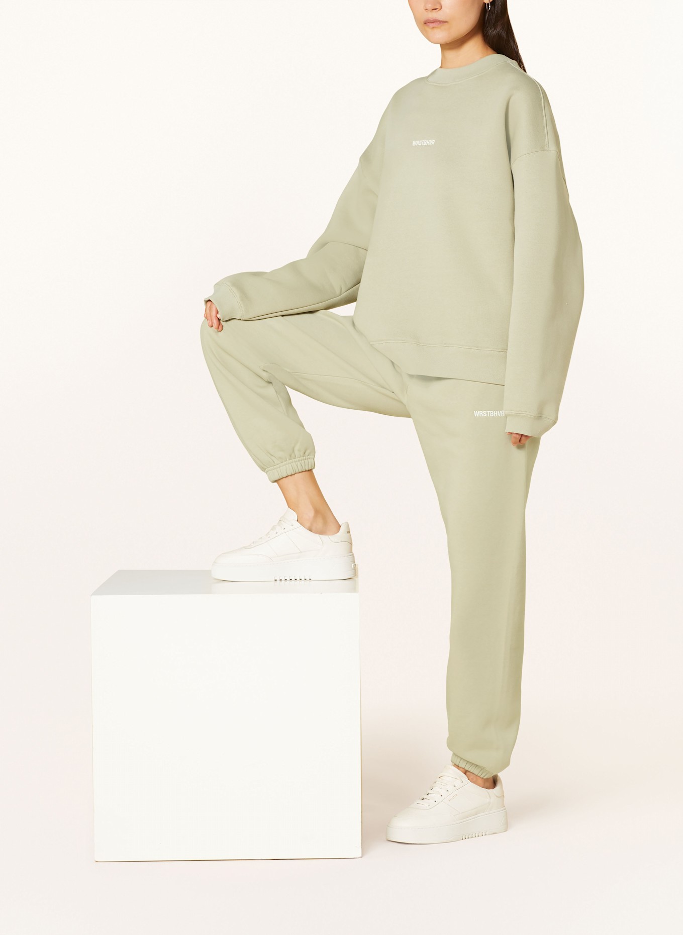 WRSTBHVR Sweatpants HERA, Color: LIGHT GREEN (Image 6)