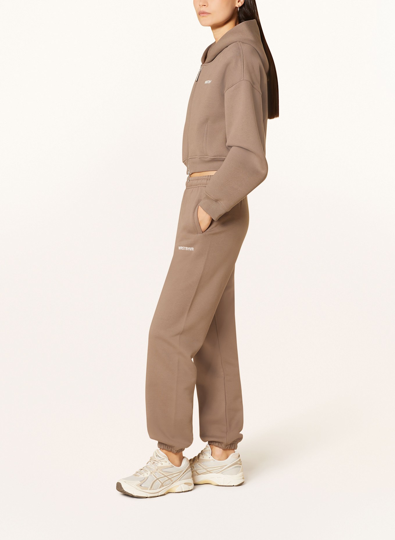 WRSTBHVR Brown Viscose And Silk T-shirt Rick Owens Woman, Color: BROWN (Image 4)