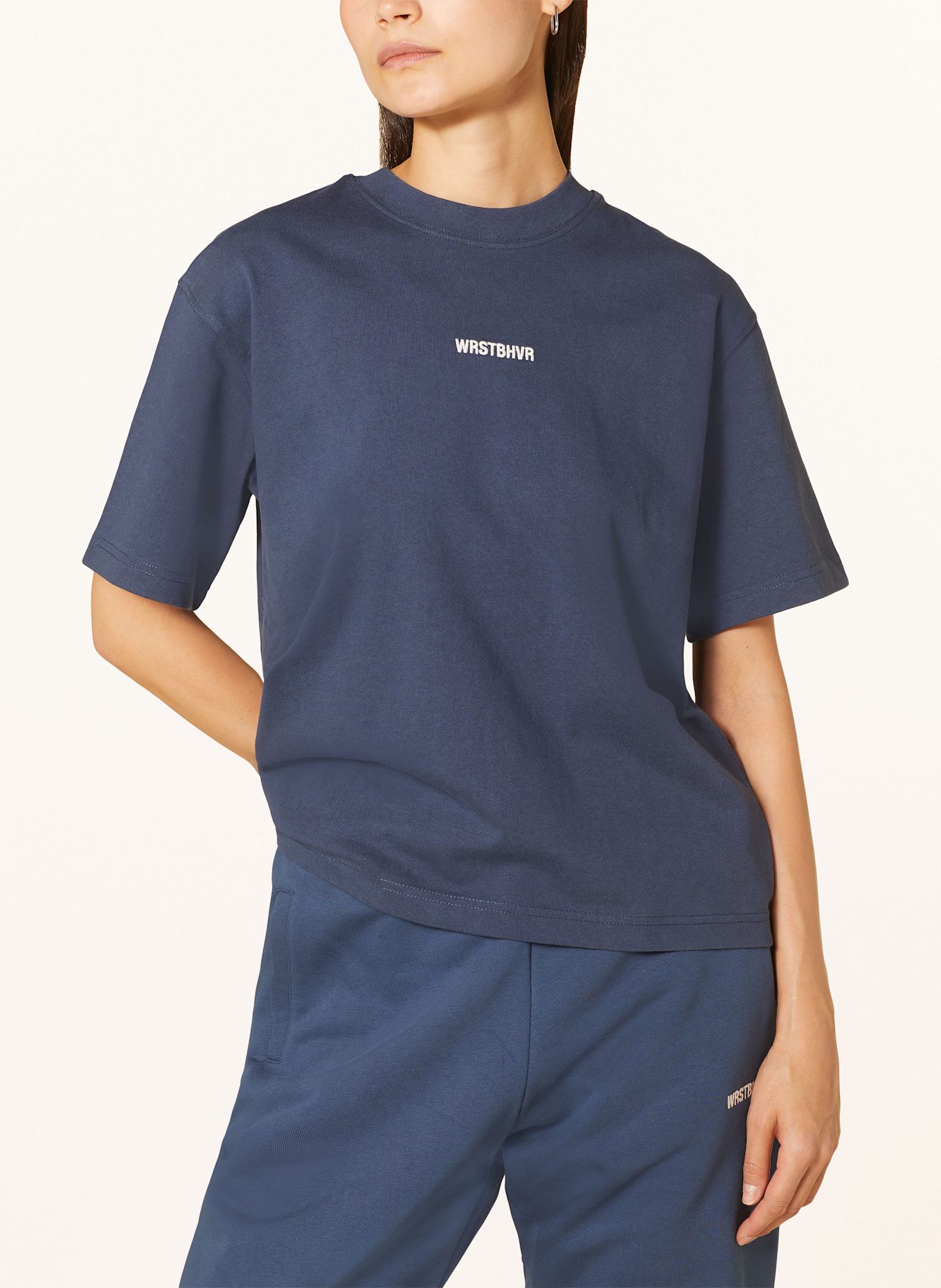 WRSTBHVR T-shirt Woman NILA, Color: DARK BLUE (Image 4)