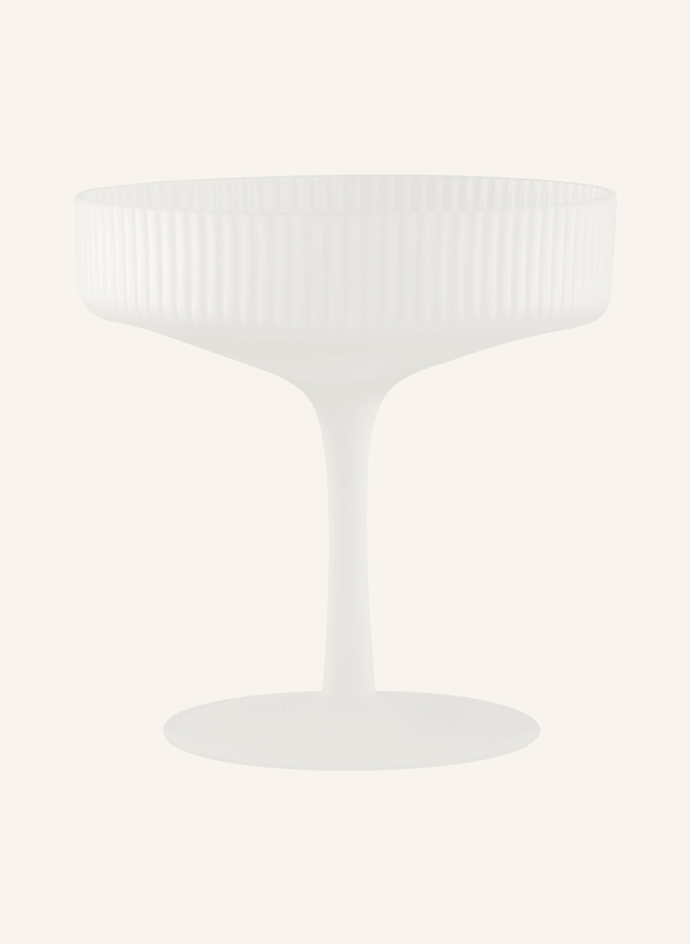 Ferm LIVING 2er-Set Champagnergläser RIPPLE, Farbe: WEISS (Bild 3)