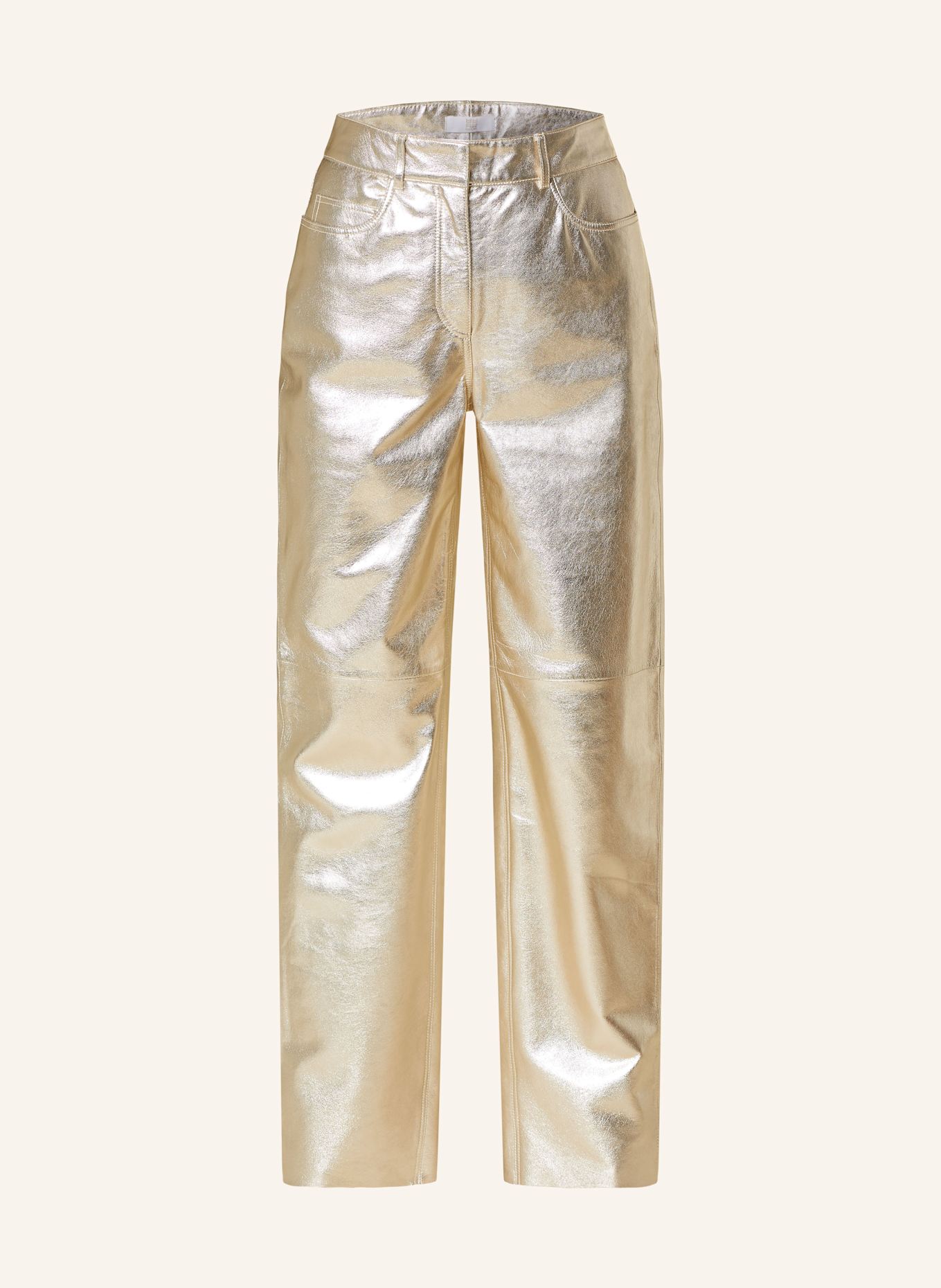 RIANI Lederhose: GOLD